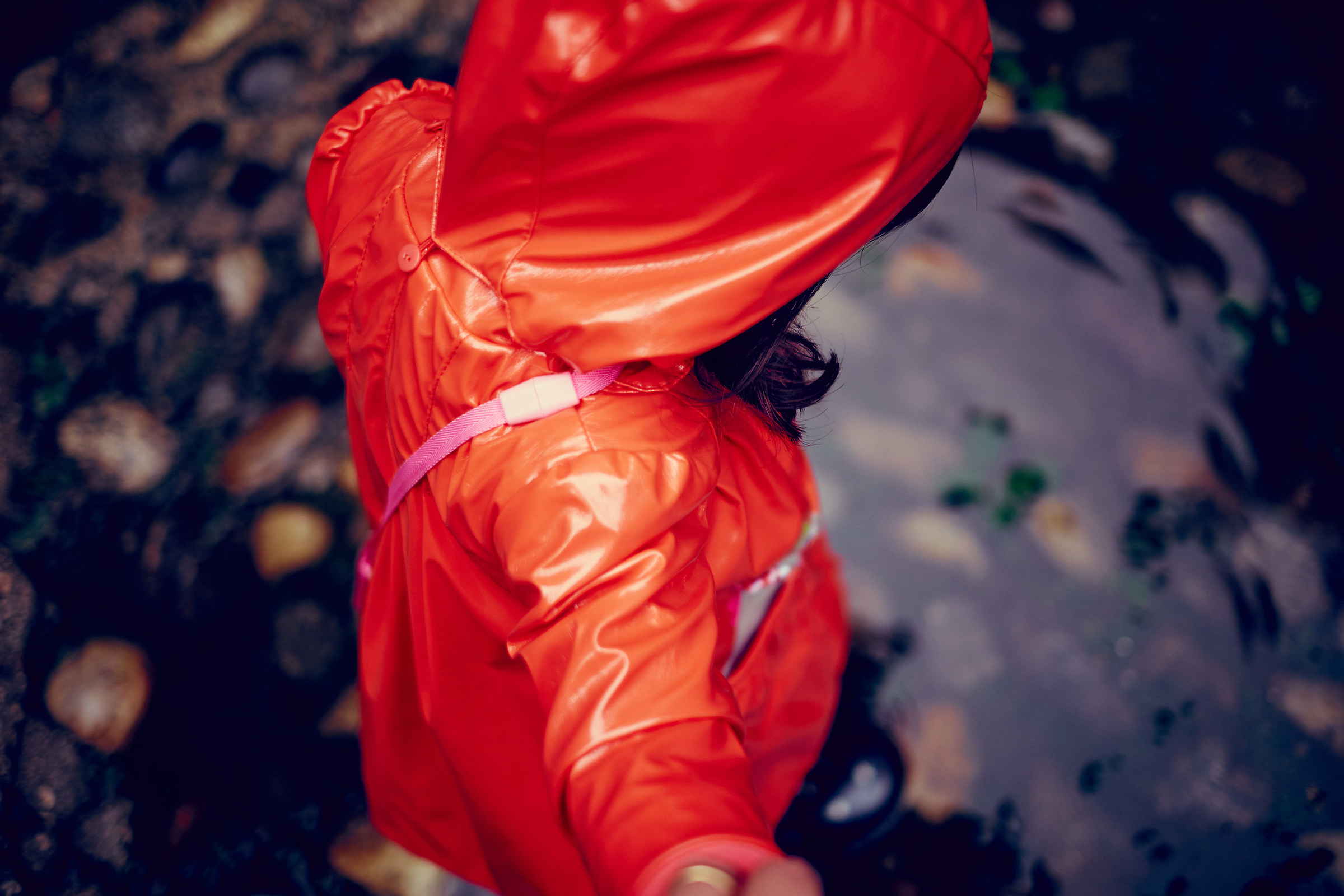 First walking in the rain