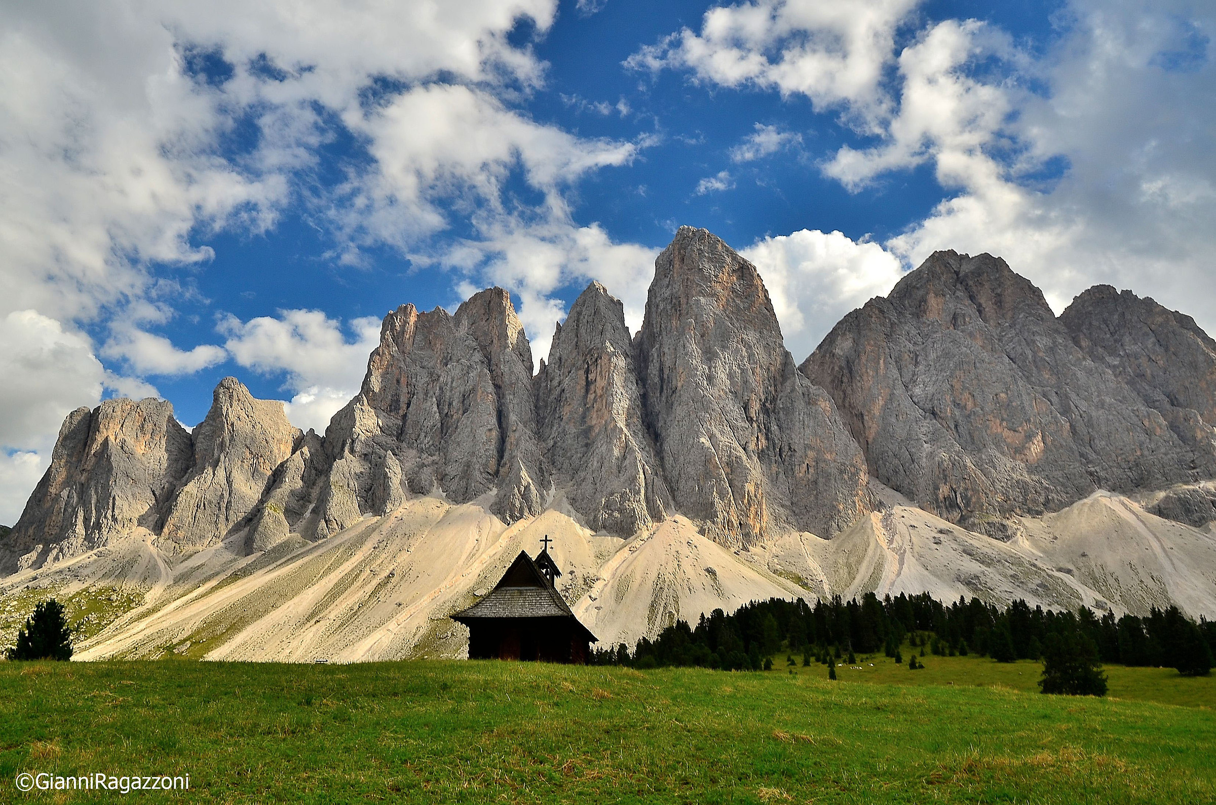 The Odle Group from Malga Glatsch