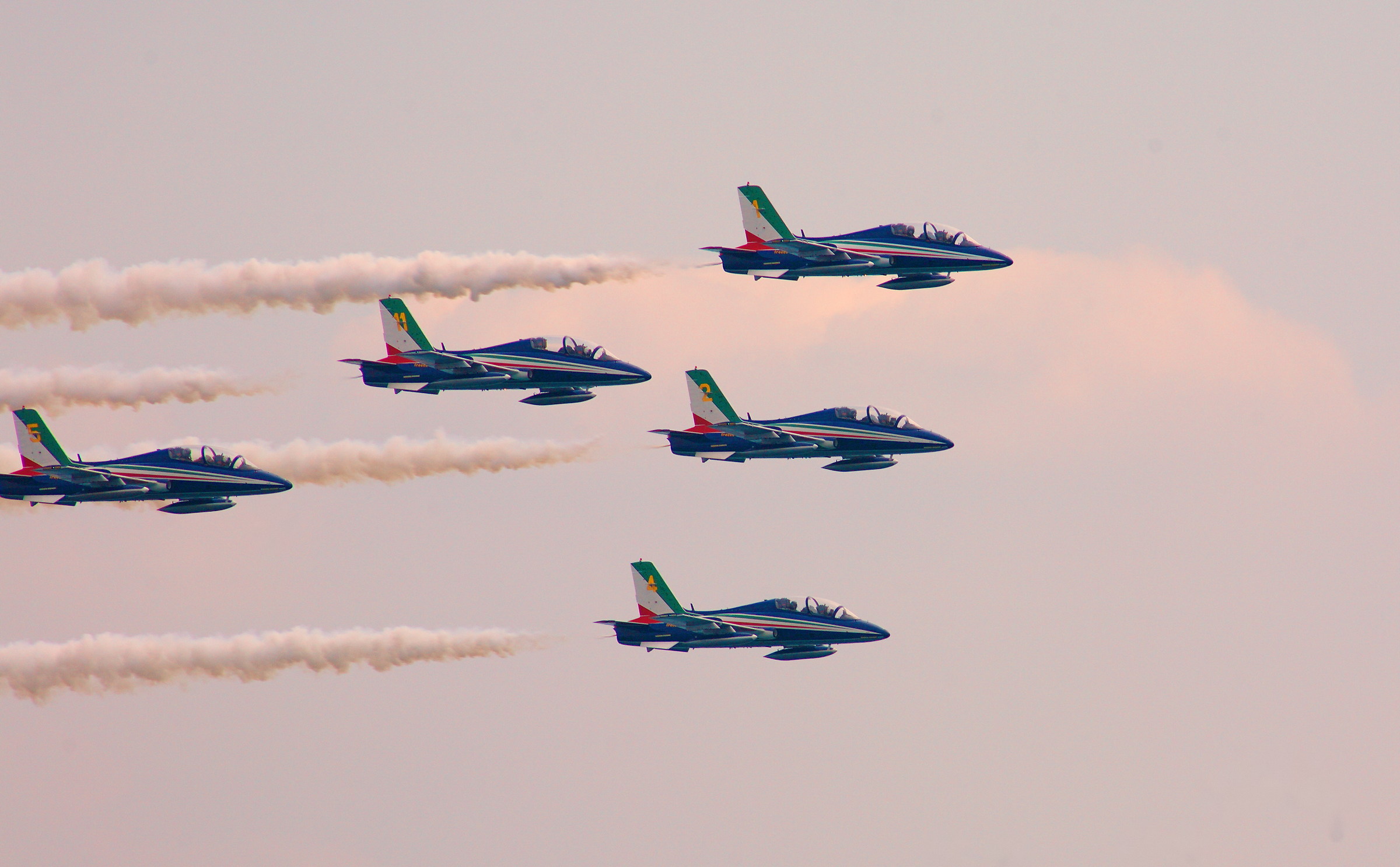 Before formation of the 5 elements