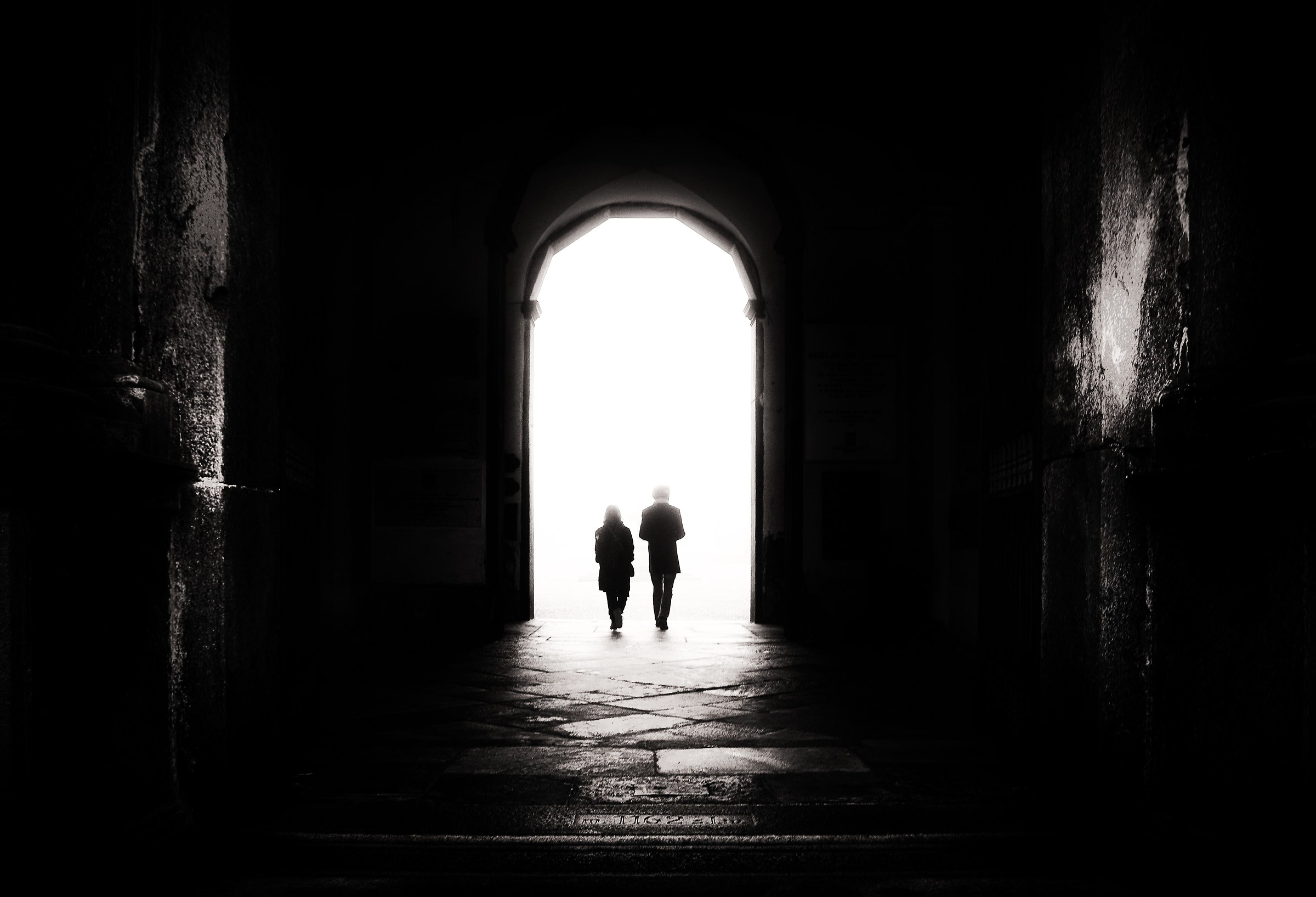 together towards the light