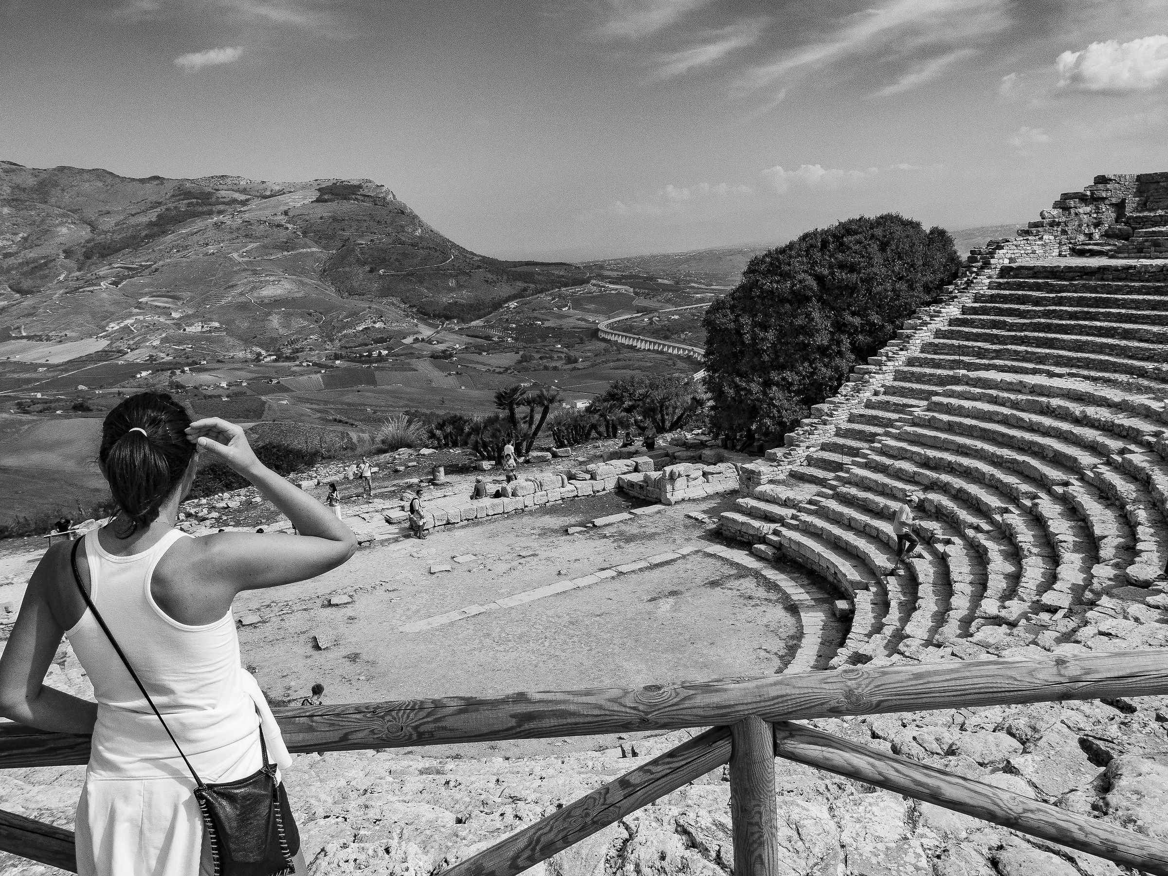 l'esploratrice a teatro