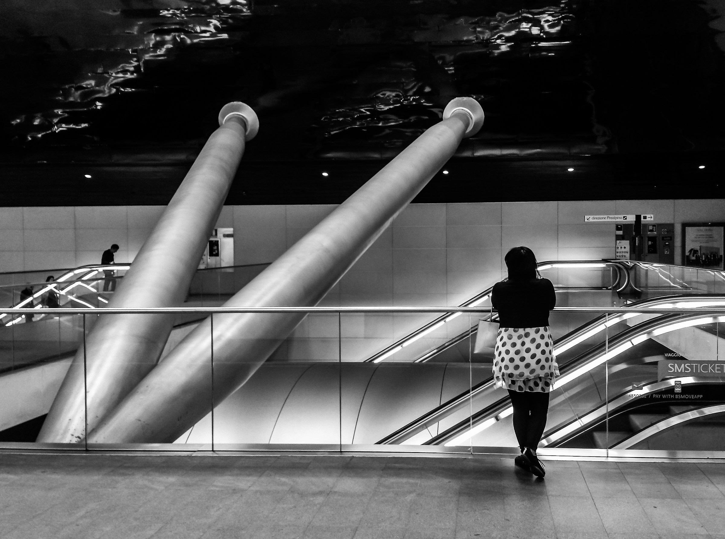 Steel and polka dots