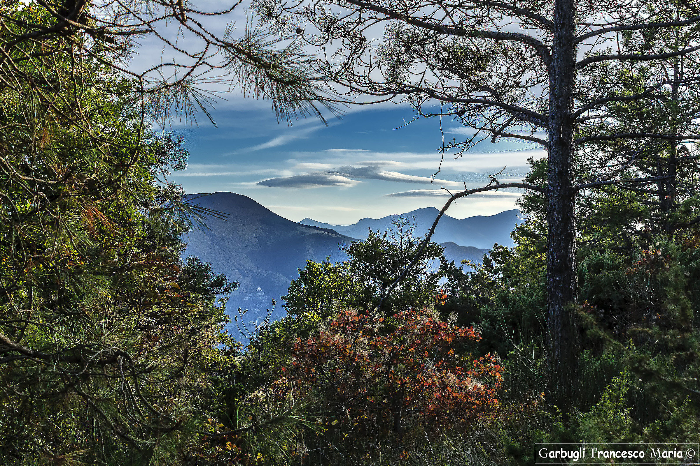 Sipario dalle cesane di Urbino