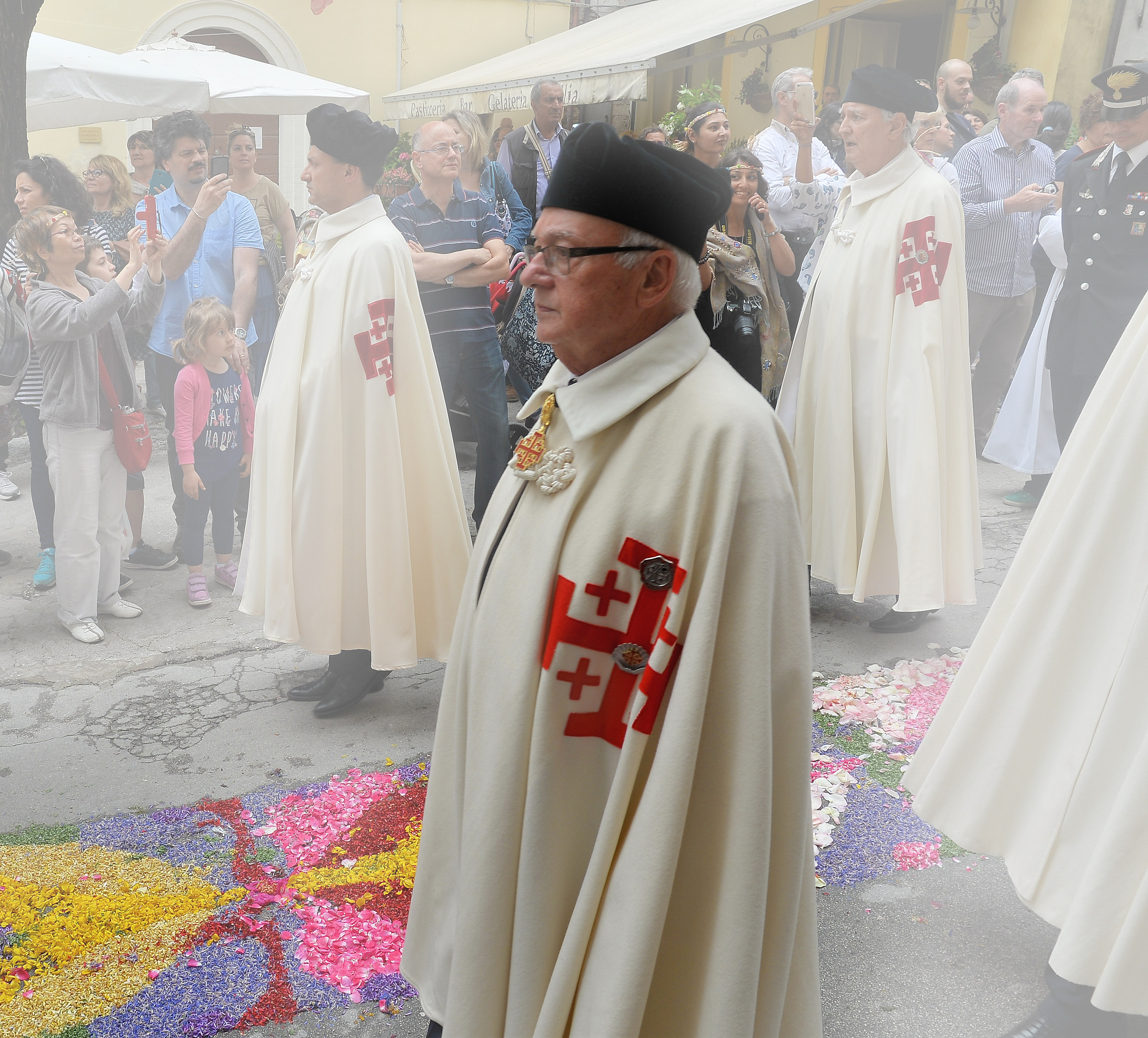 processione del Corpusdomini a Spello