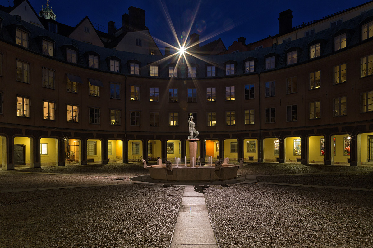 Stockholm, Gamla Stan by night