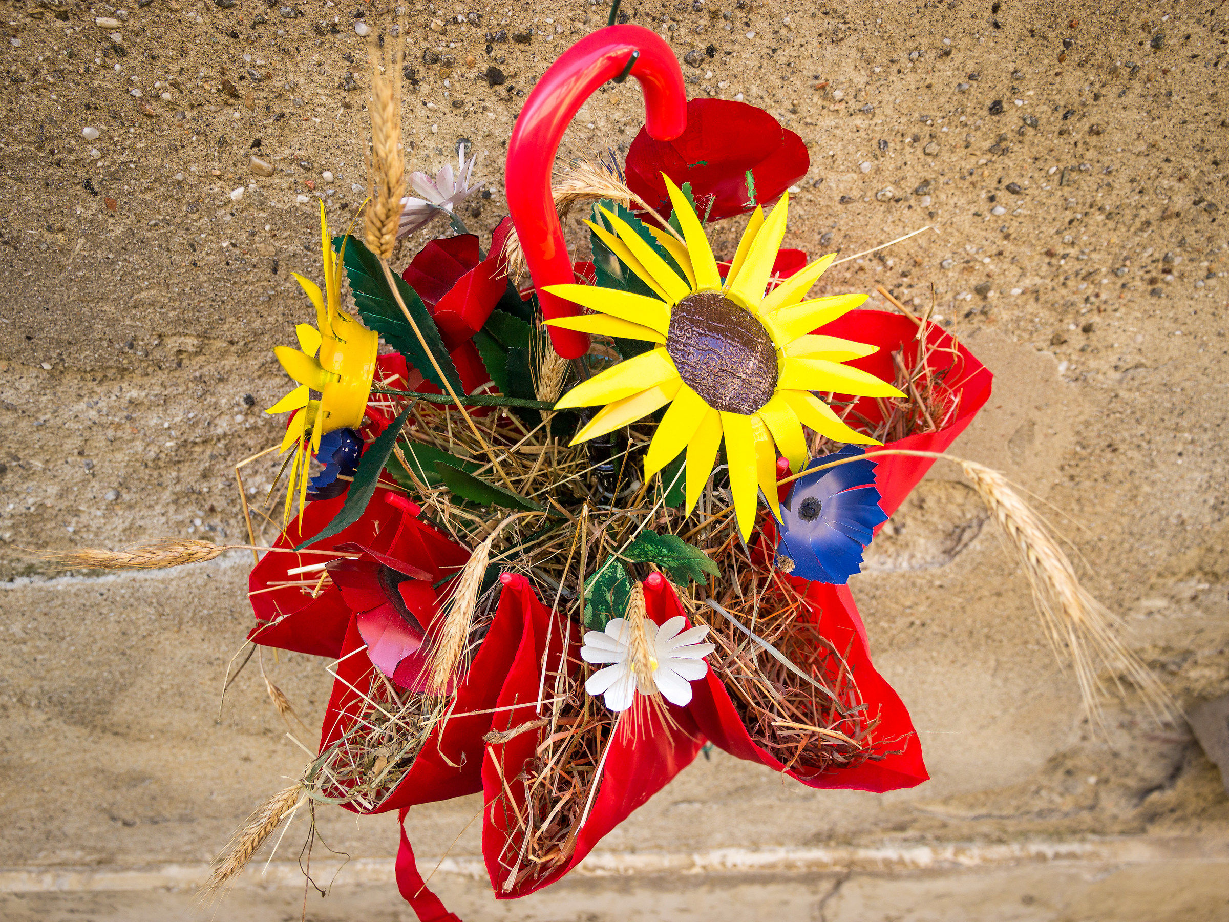 Ombrello con girasole