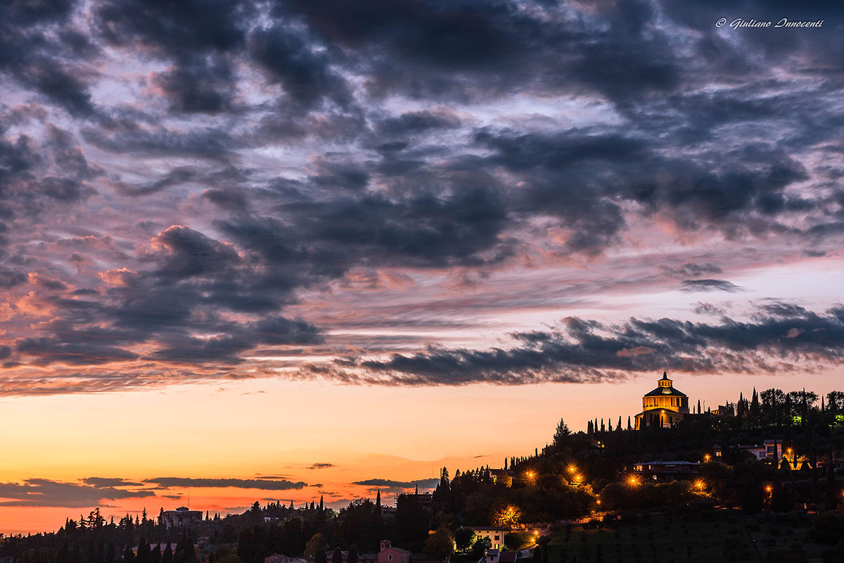 hilly sunset - Sanctuary Our Lady of Lourdes