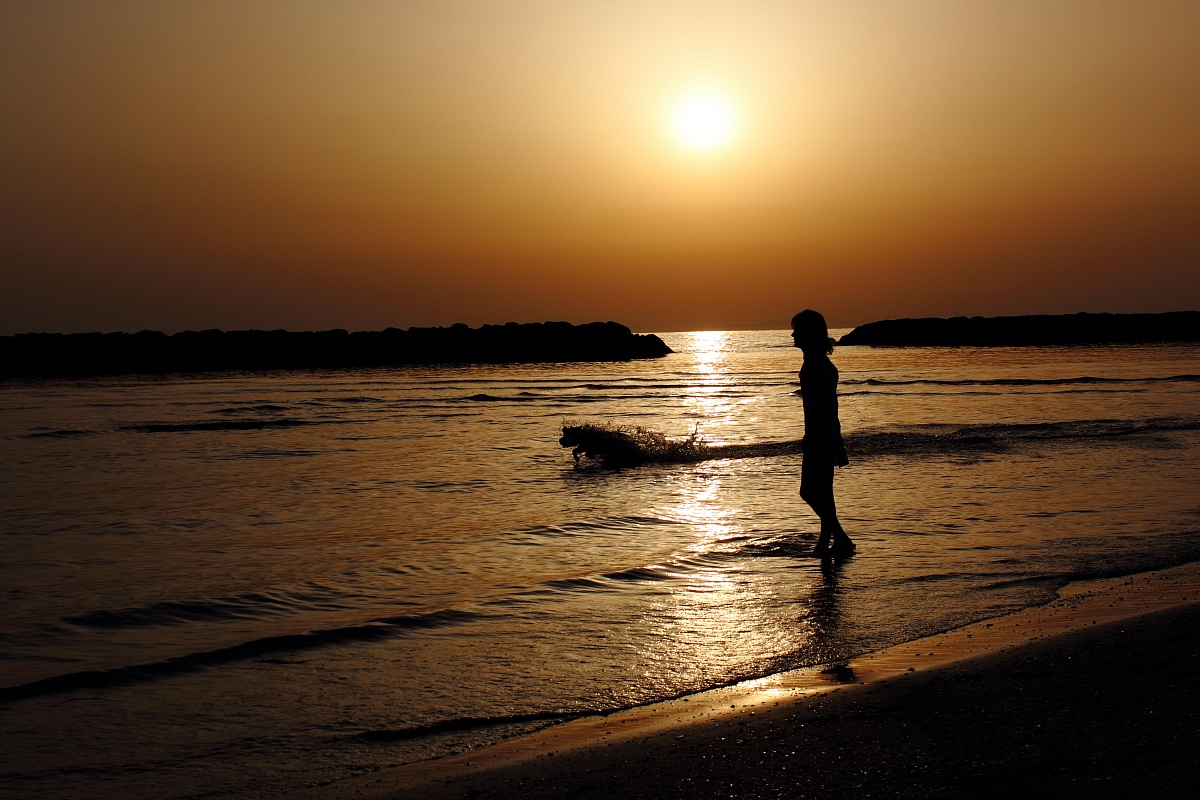 Sunrise over the sea