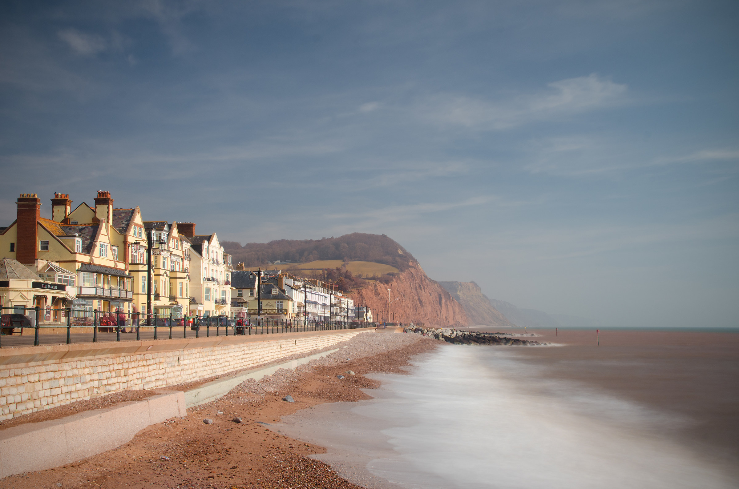Sidmouth Promenade, marzo