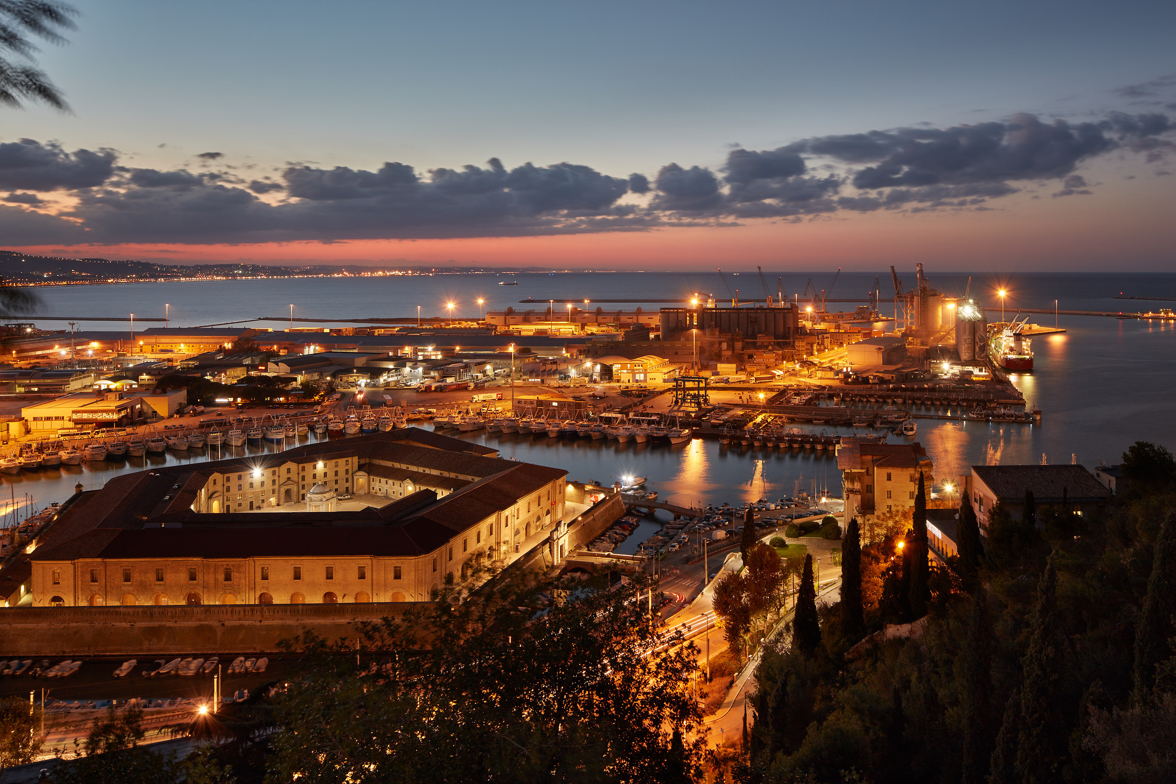 Ancona - The Mole blue hour