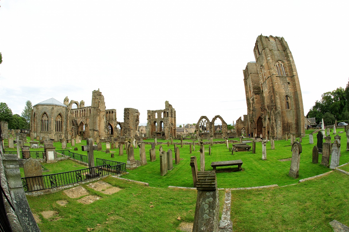 Elgin Abbey - UK (Vista d'insieme)