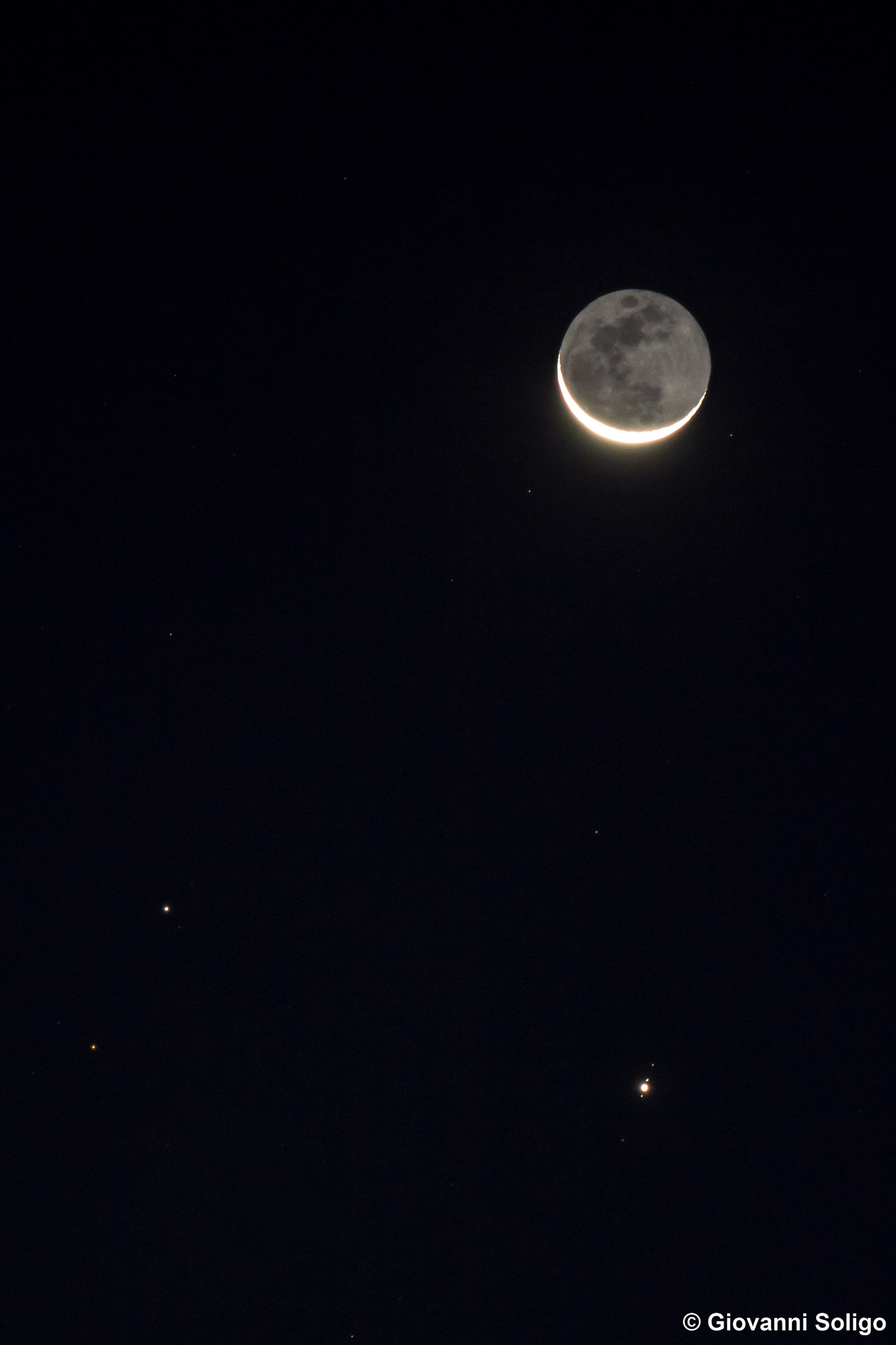 Congiunzione Luna Giove - 28-10-2016