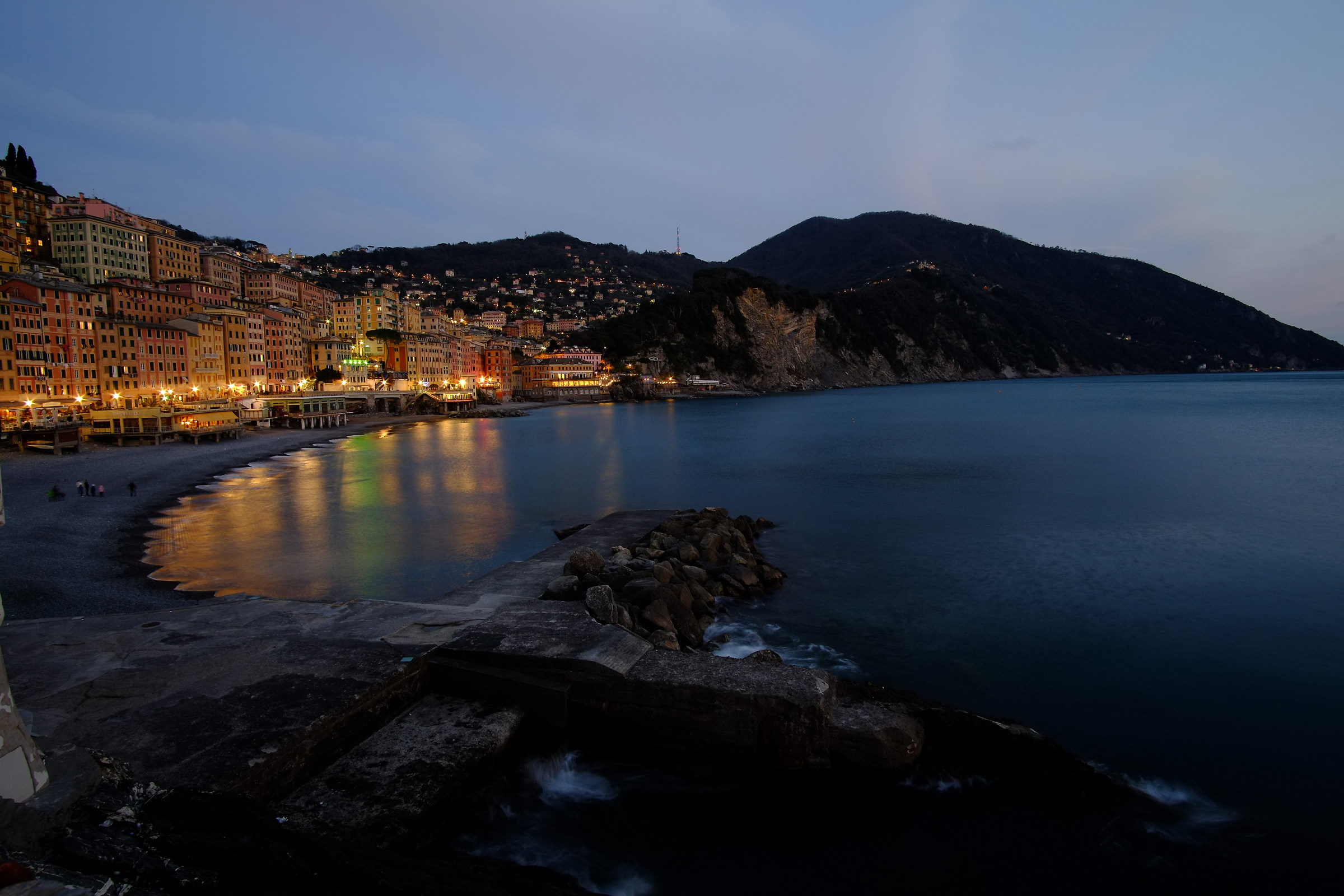 Camogli di sera