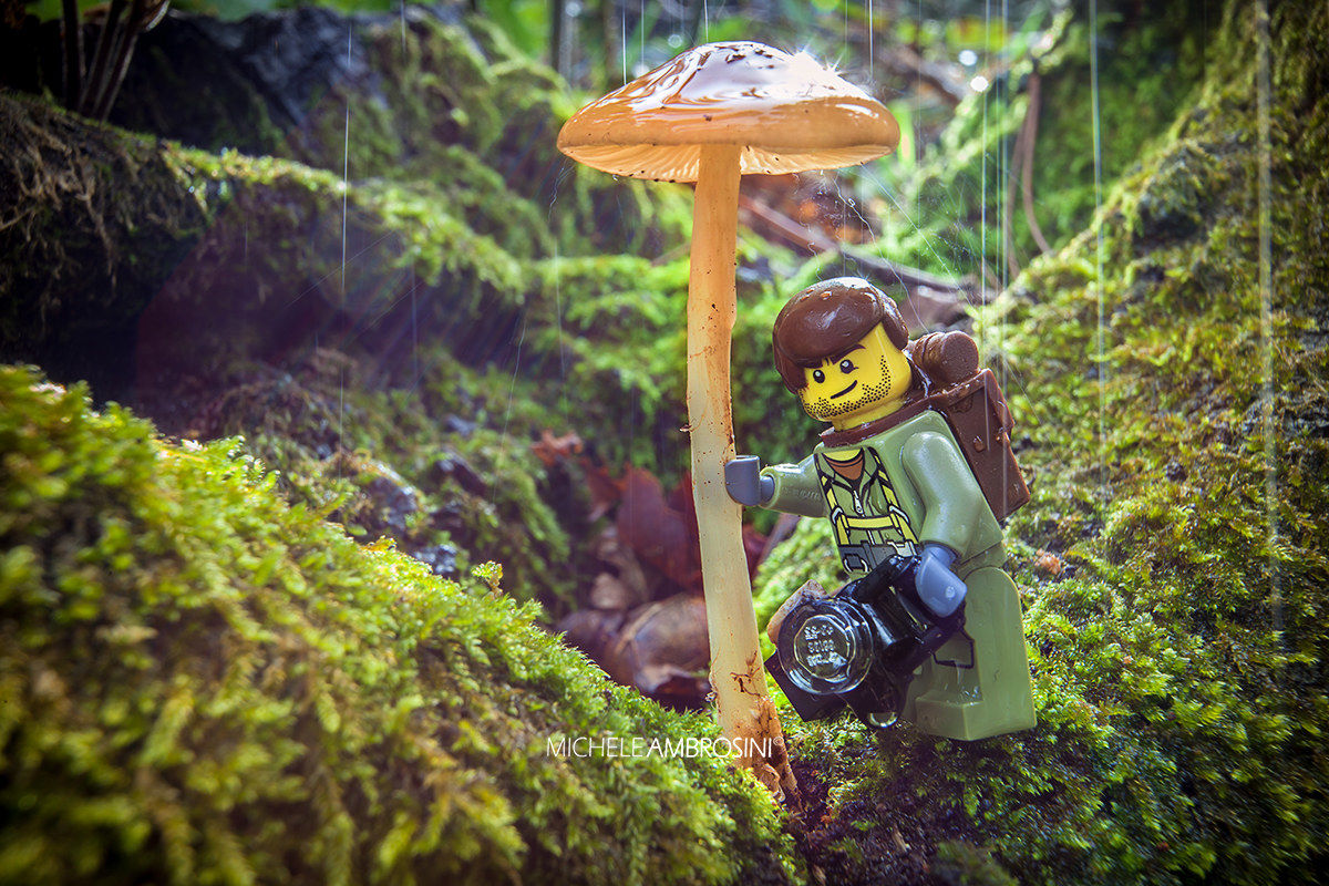 Rain in the mountain