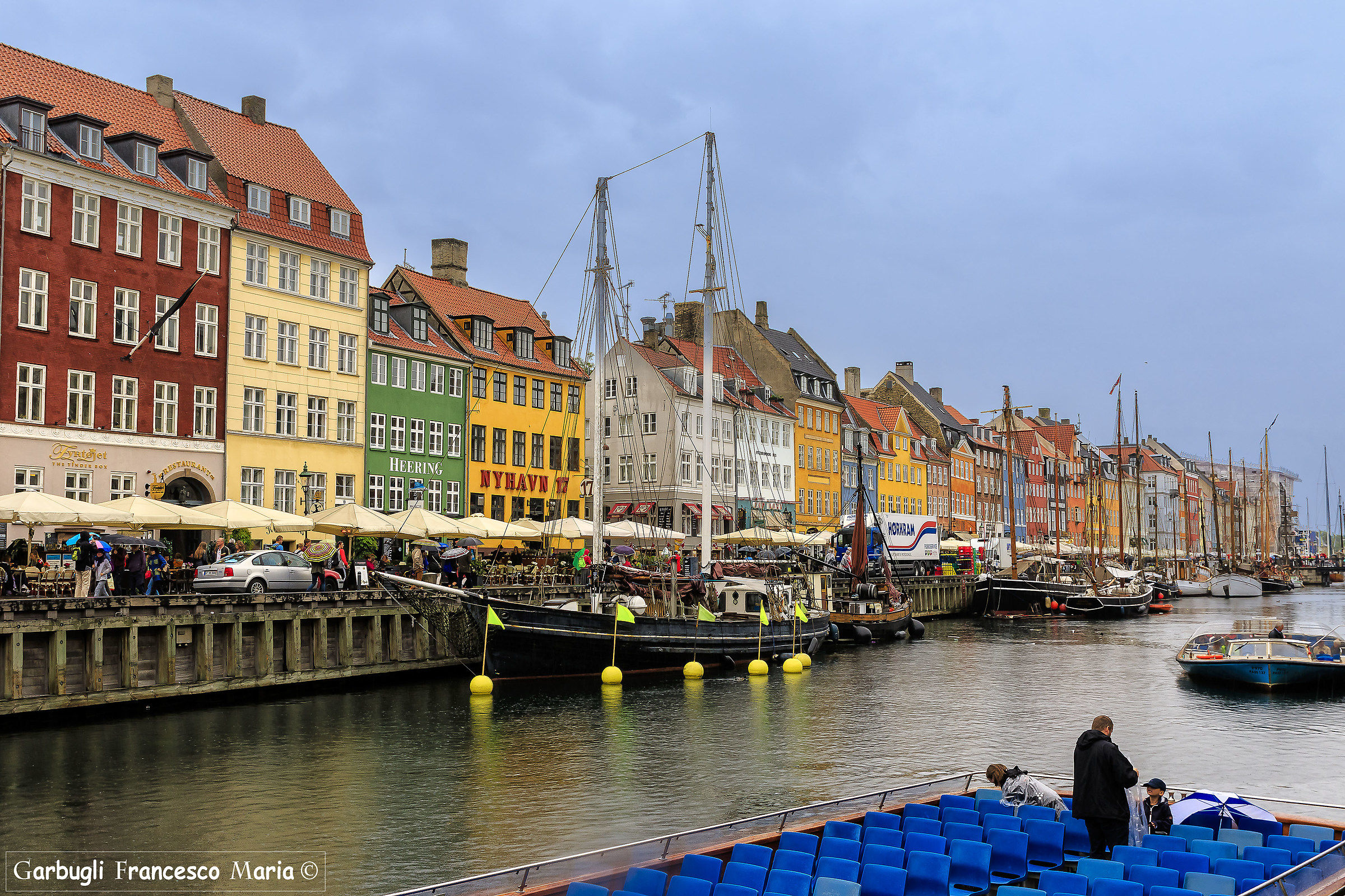 Nyhavn old harbor of Copenhagen