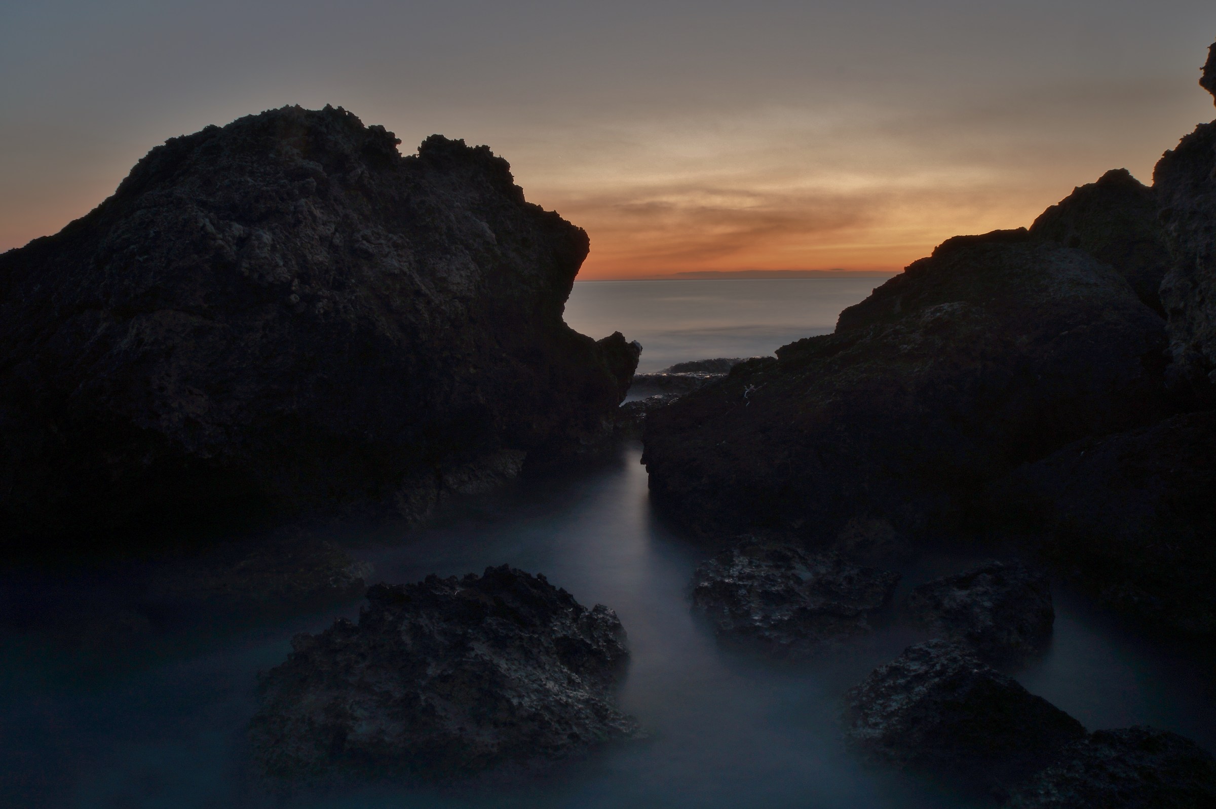 sunset on the rocks-2