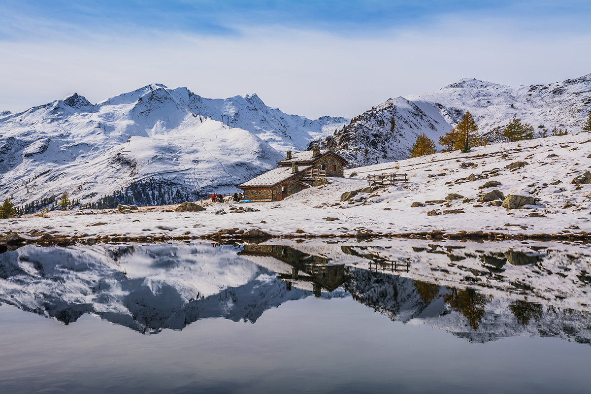 Il rifugio sul lago