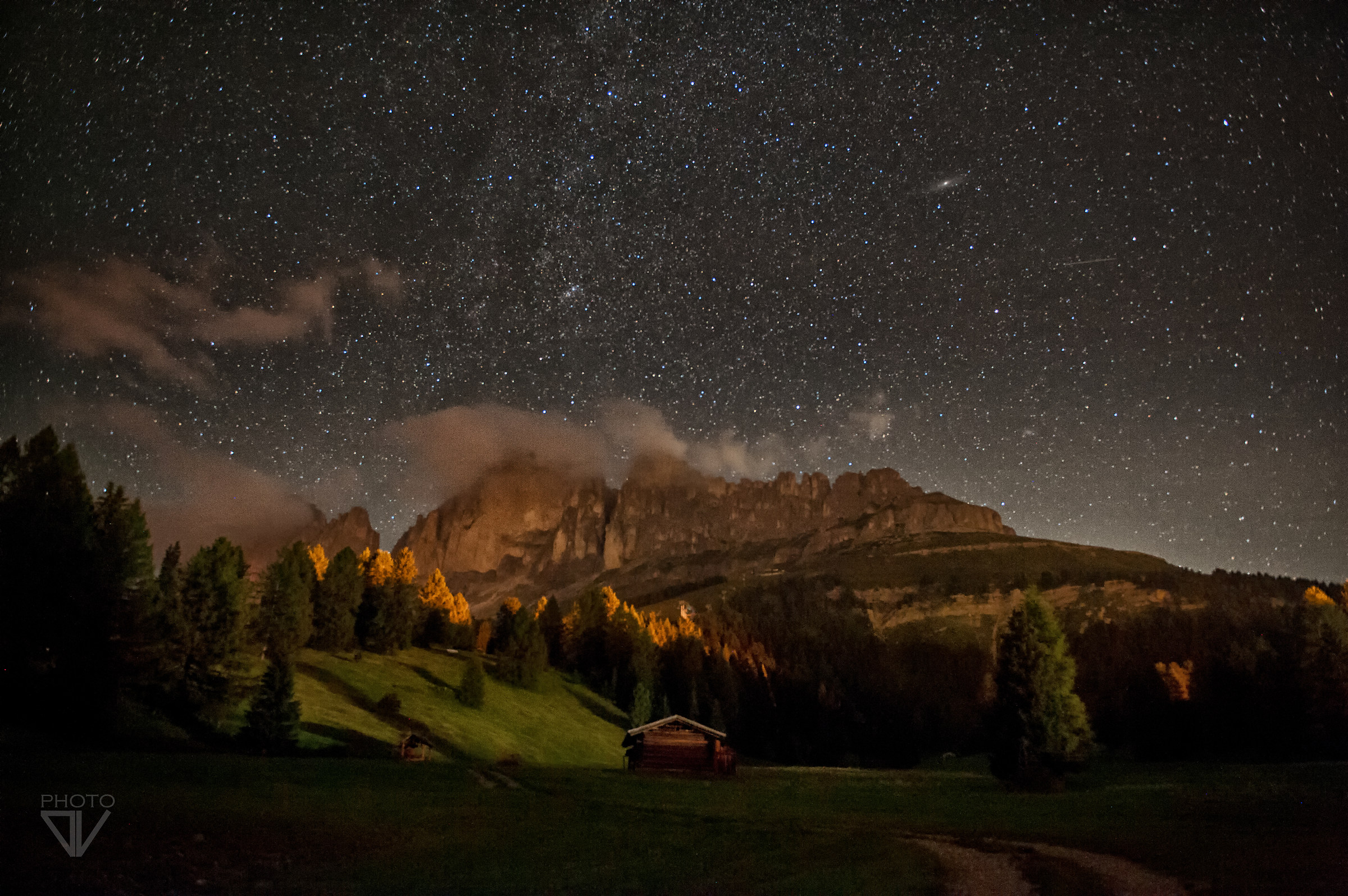 Rosengarten by night