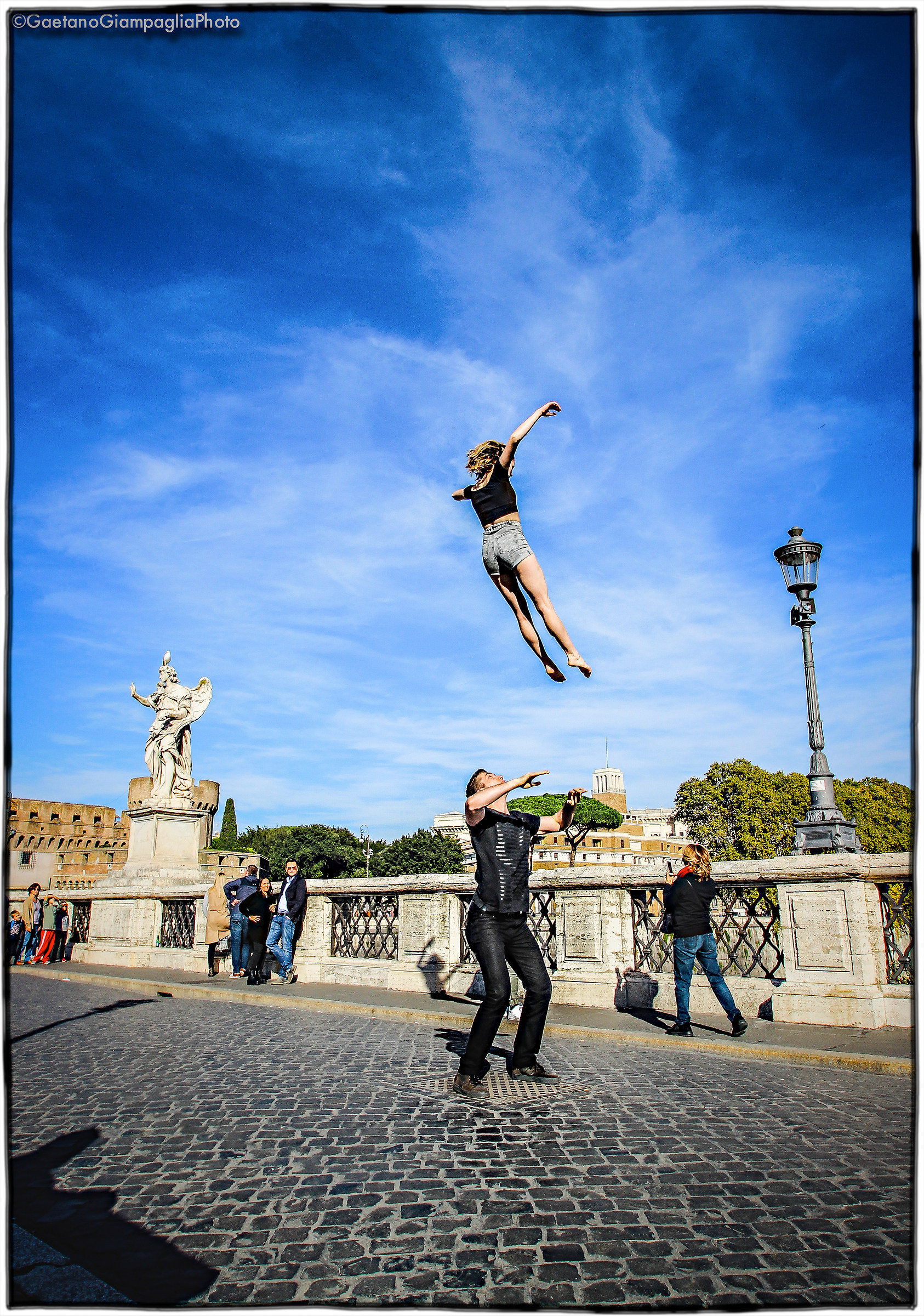 Ballerini a Castel Sant'Angelo