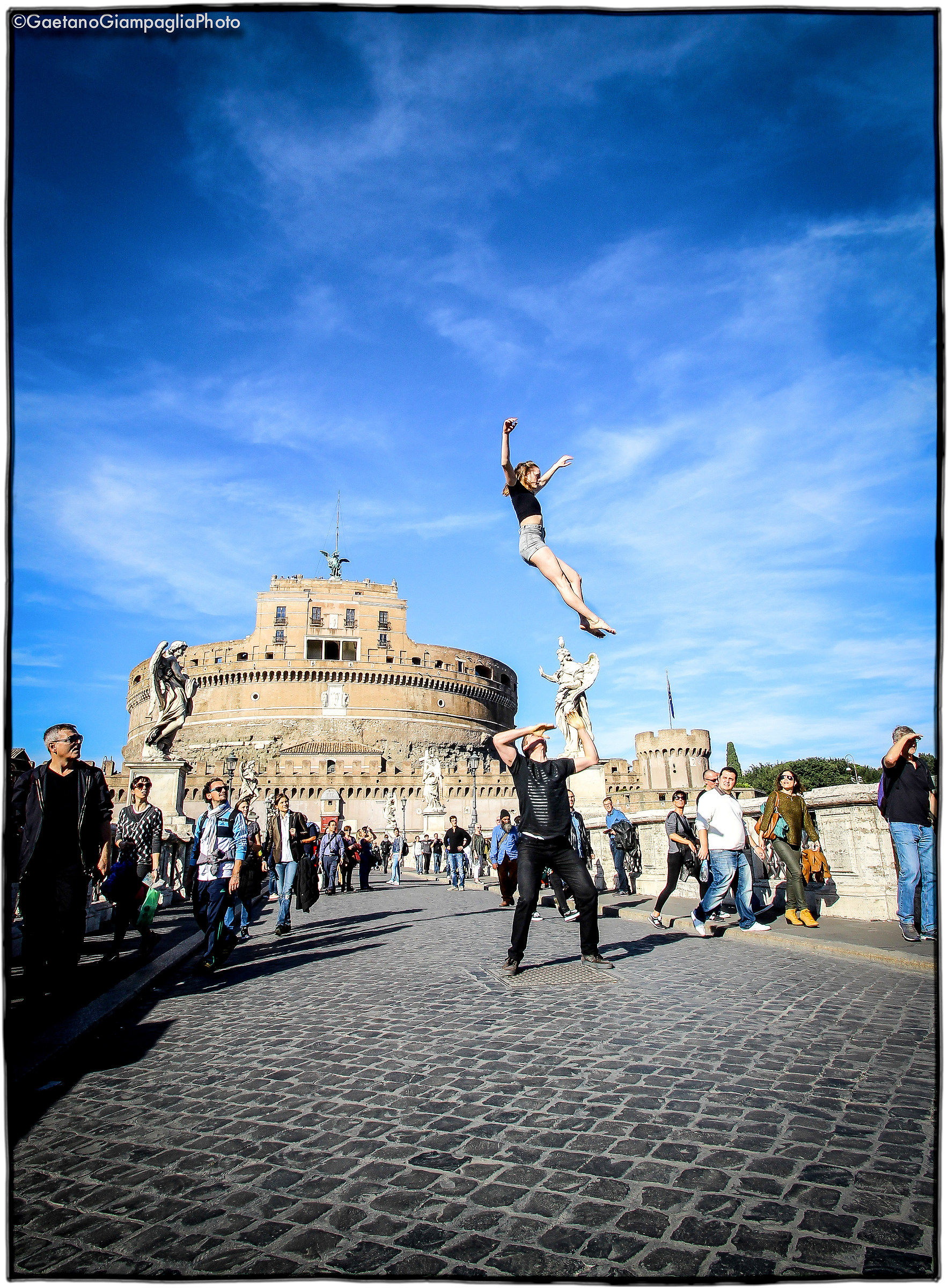 Ballerini a Castel Sant'Angelo