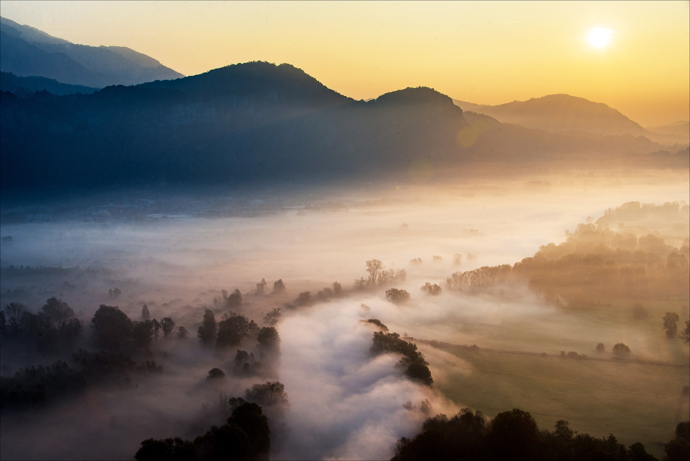 Panorama dalla Rocchetta di Airuno