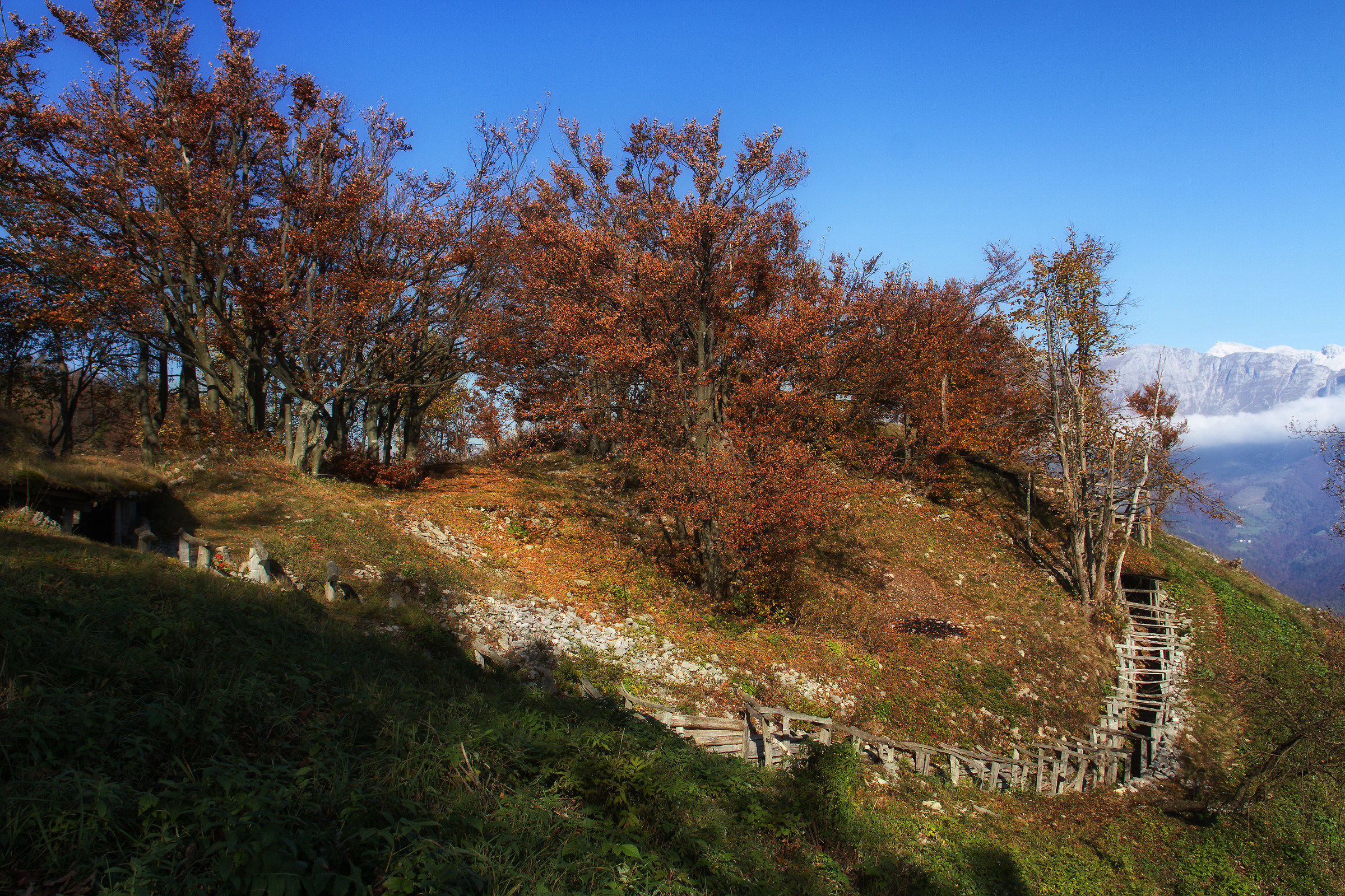 Resti trincea zona Kolovrat