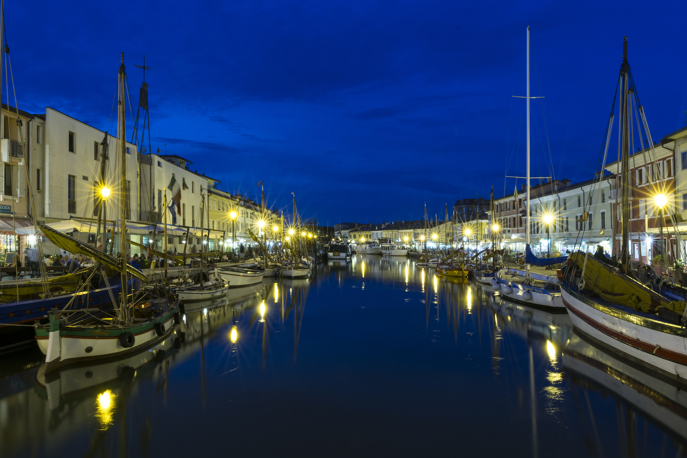 Cesenatico by night