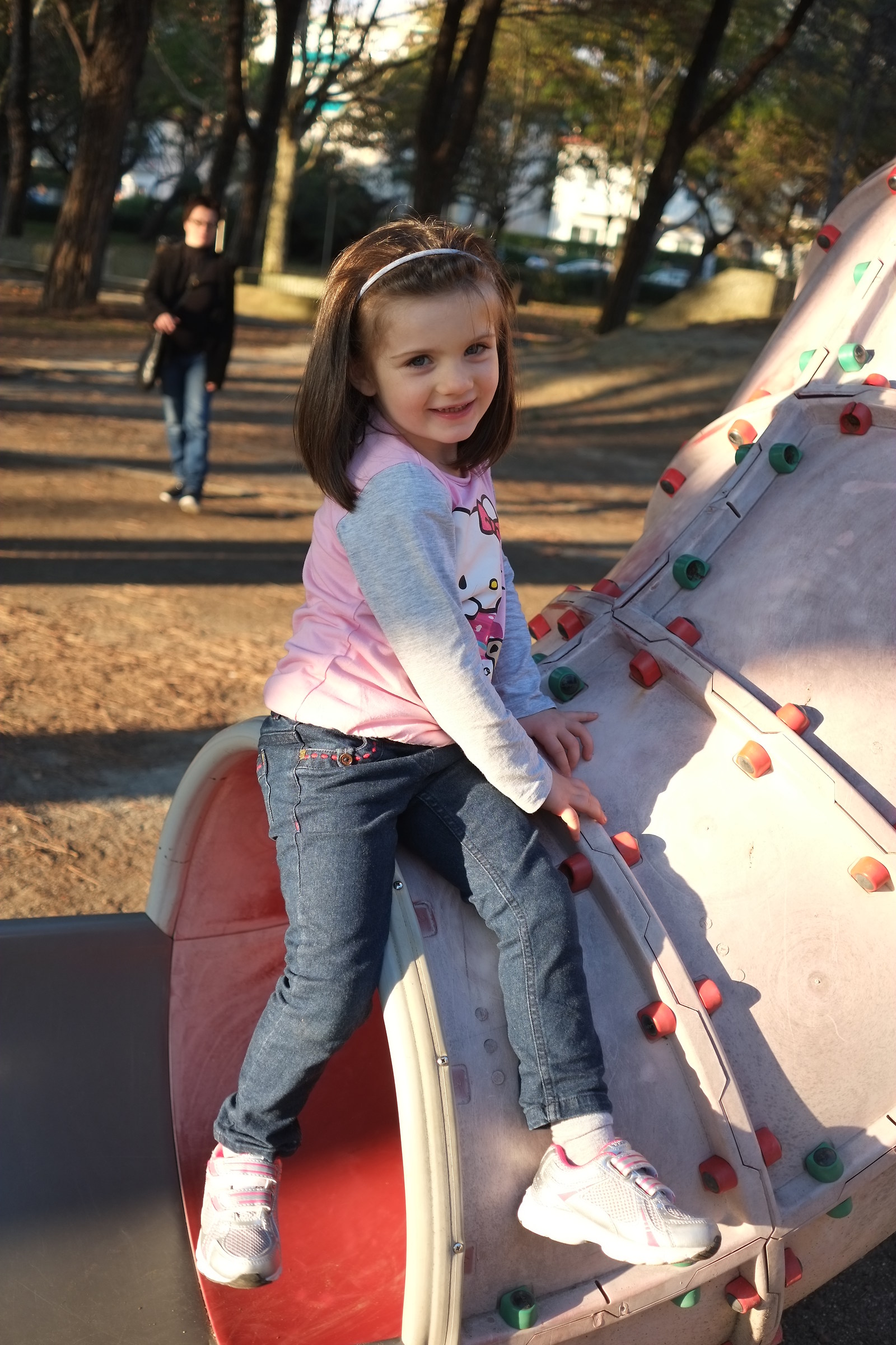 Non salire sopra lo scivolo