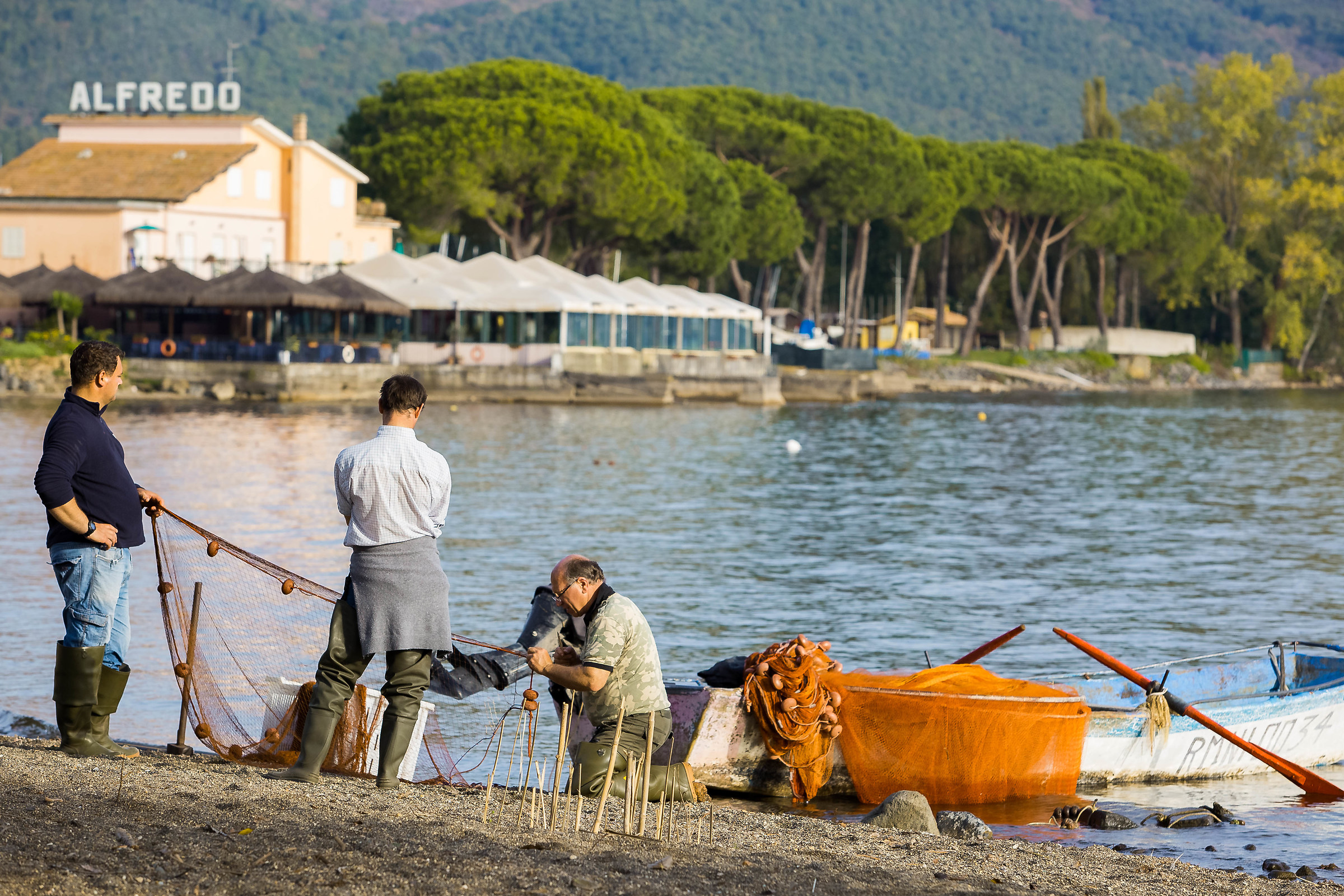 pescatori lago di bracciano