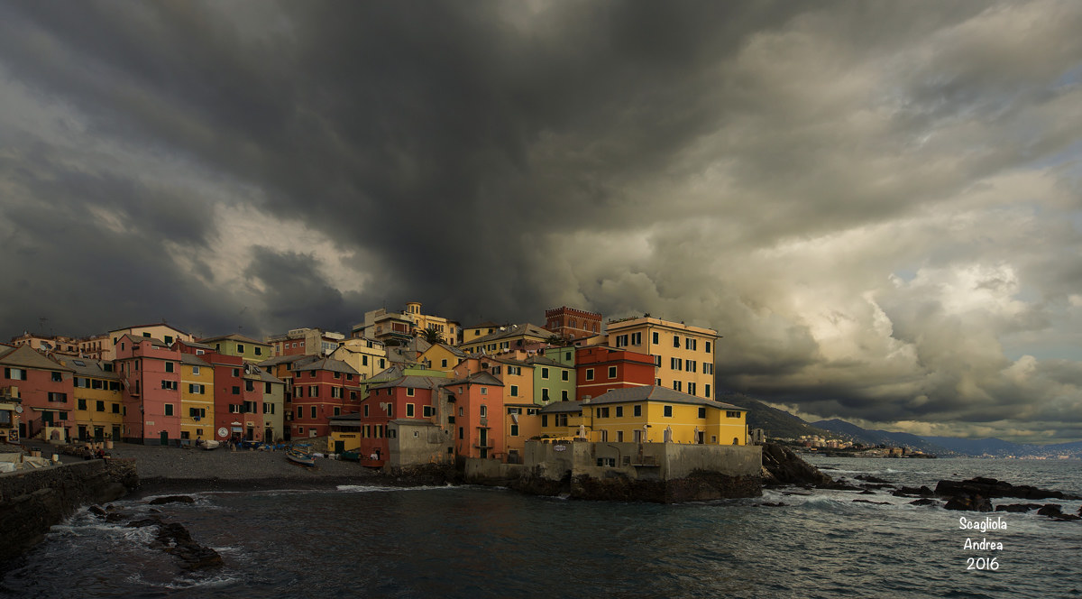 Boccadasse Color & Clouds