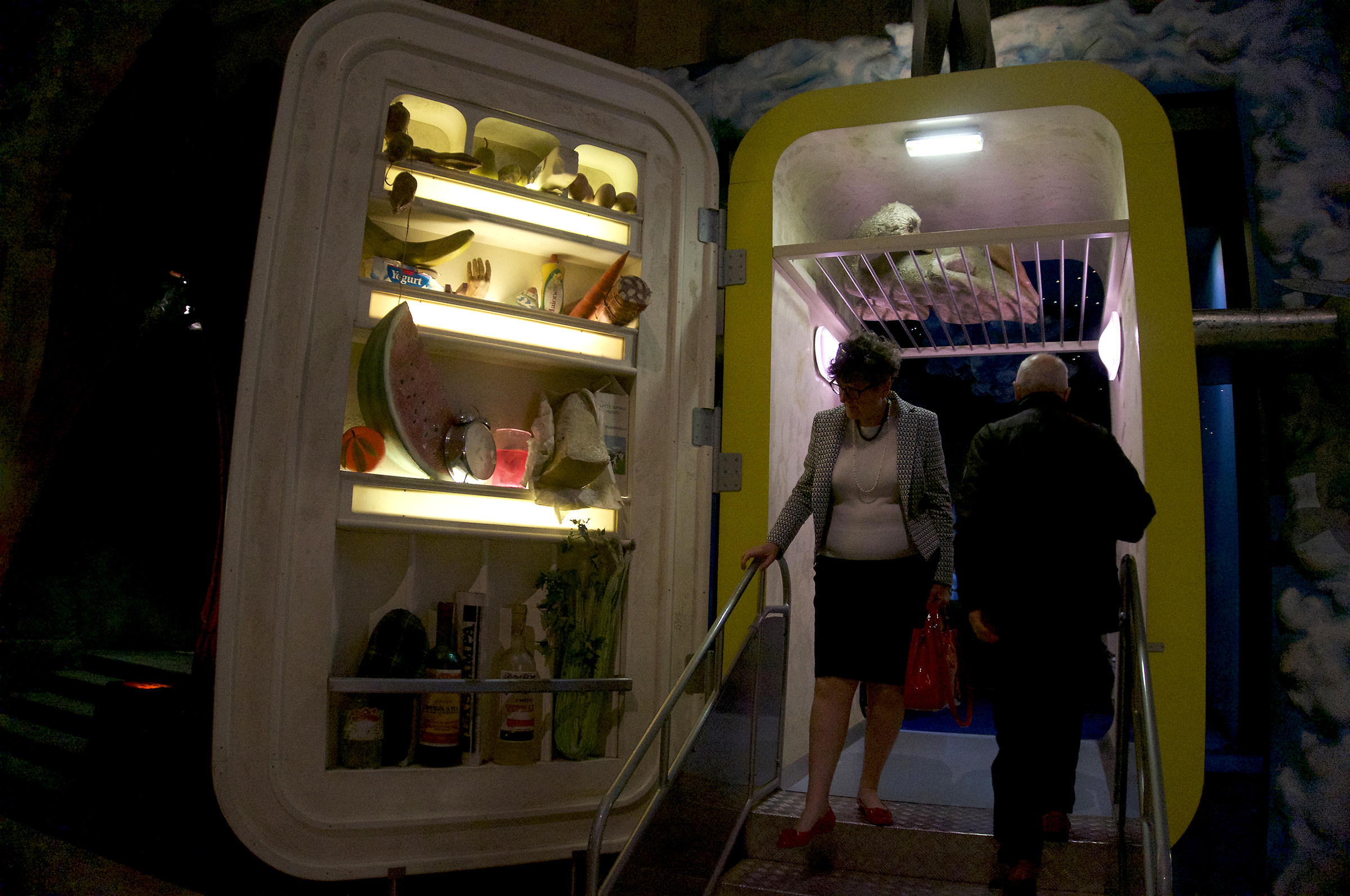 In and out of the fridge