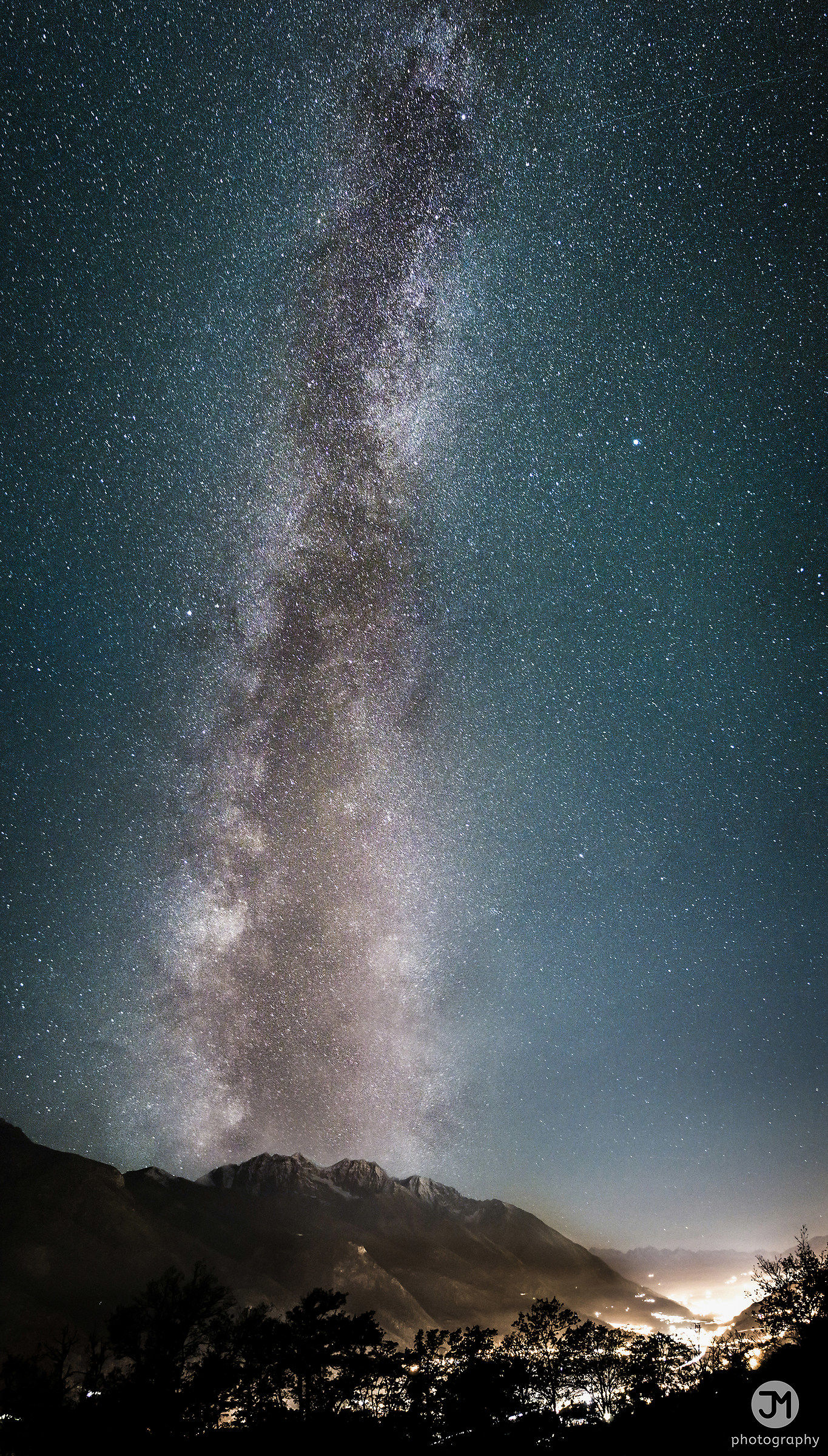 Milky Way over Aosta