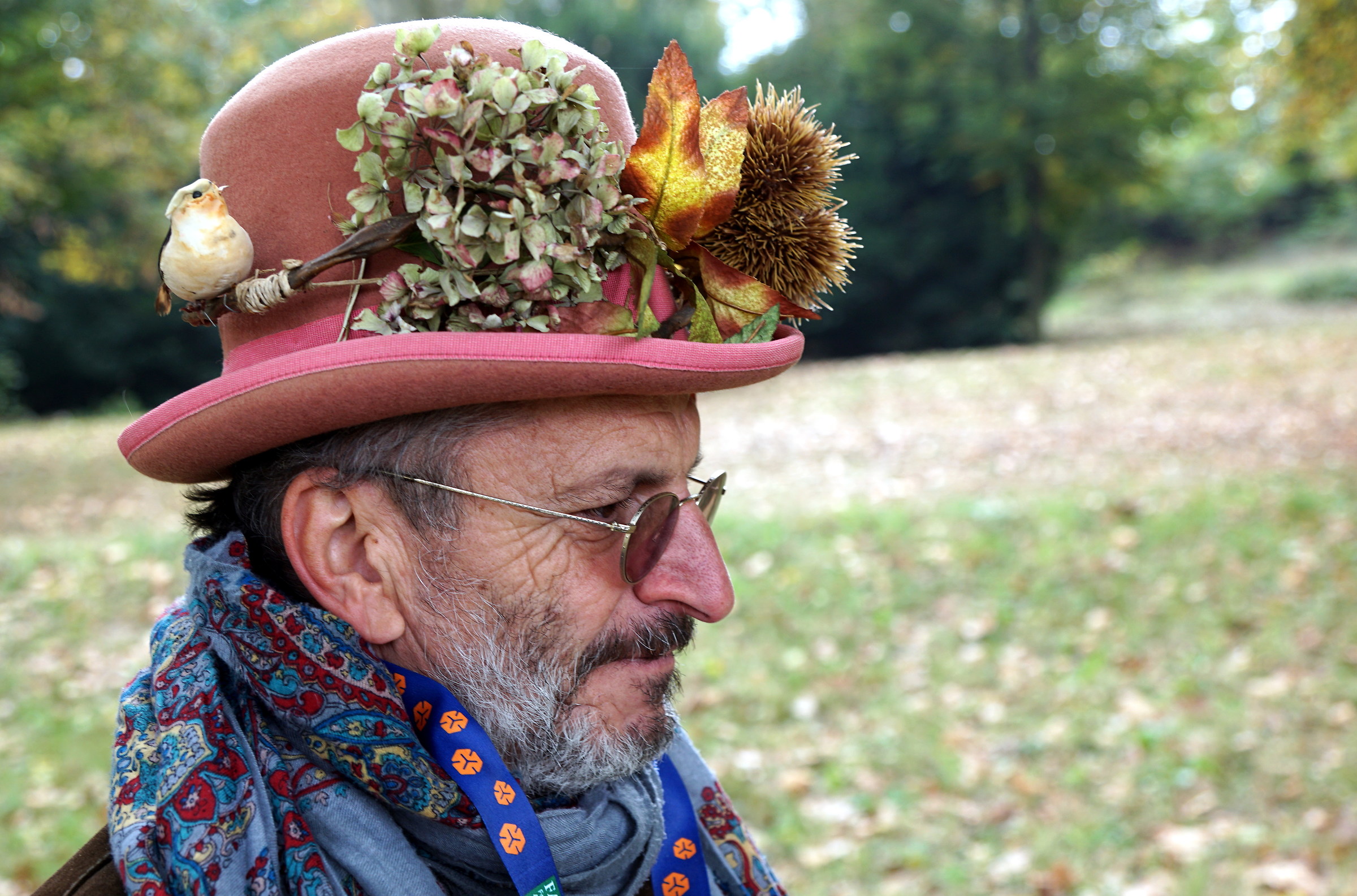 Meeting in the woods