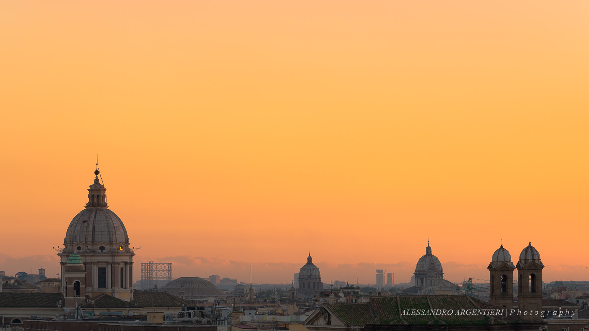 Tramonto su Roma