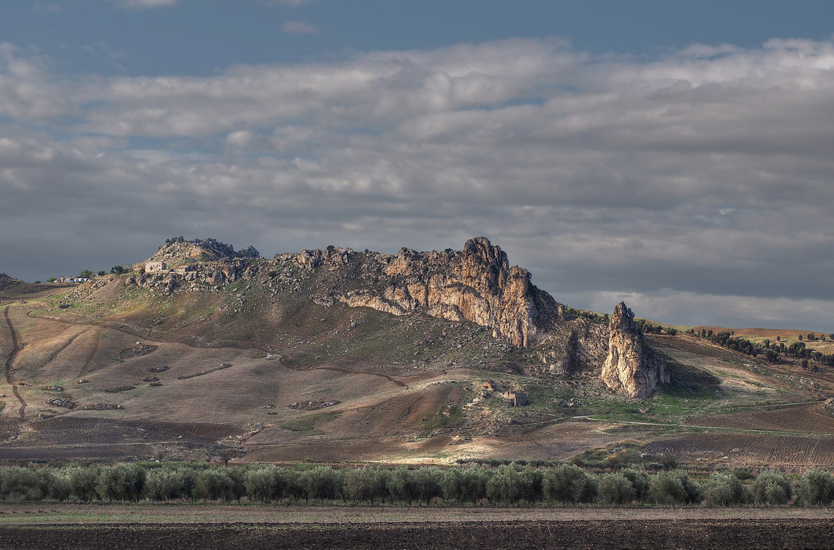 autumn landscape in Sicily