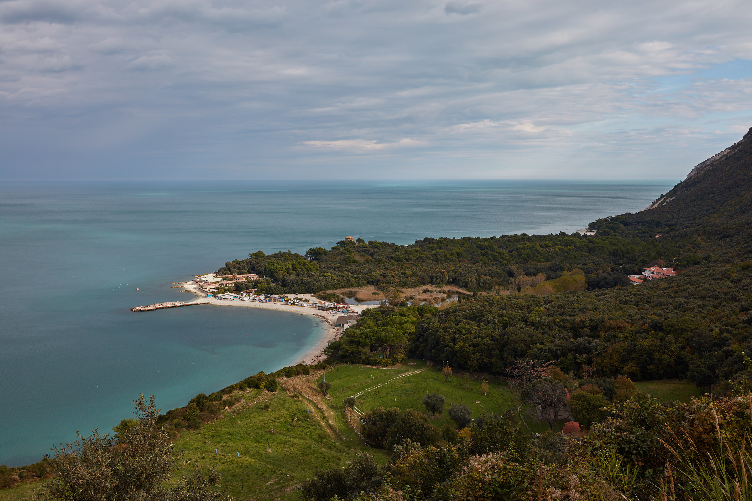 Portonovo - Napoleonic Fort, Lake Grande and Torre