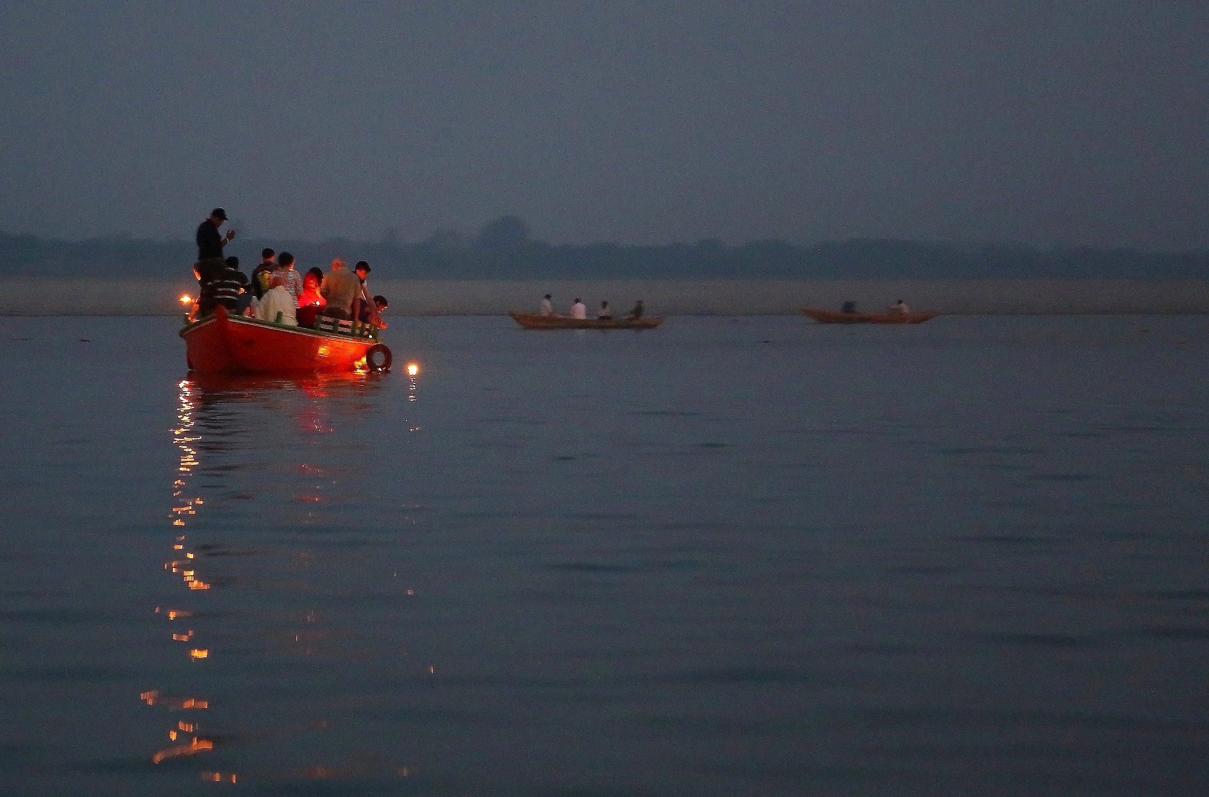 Sul Gange a Varanasi.
