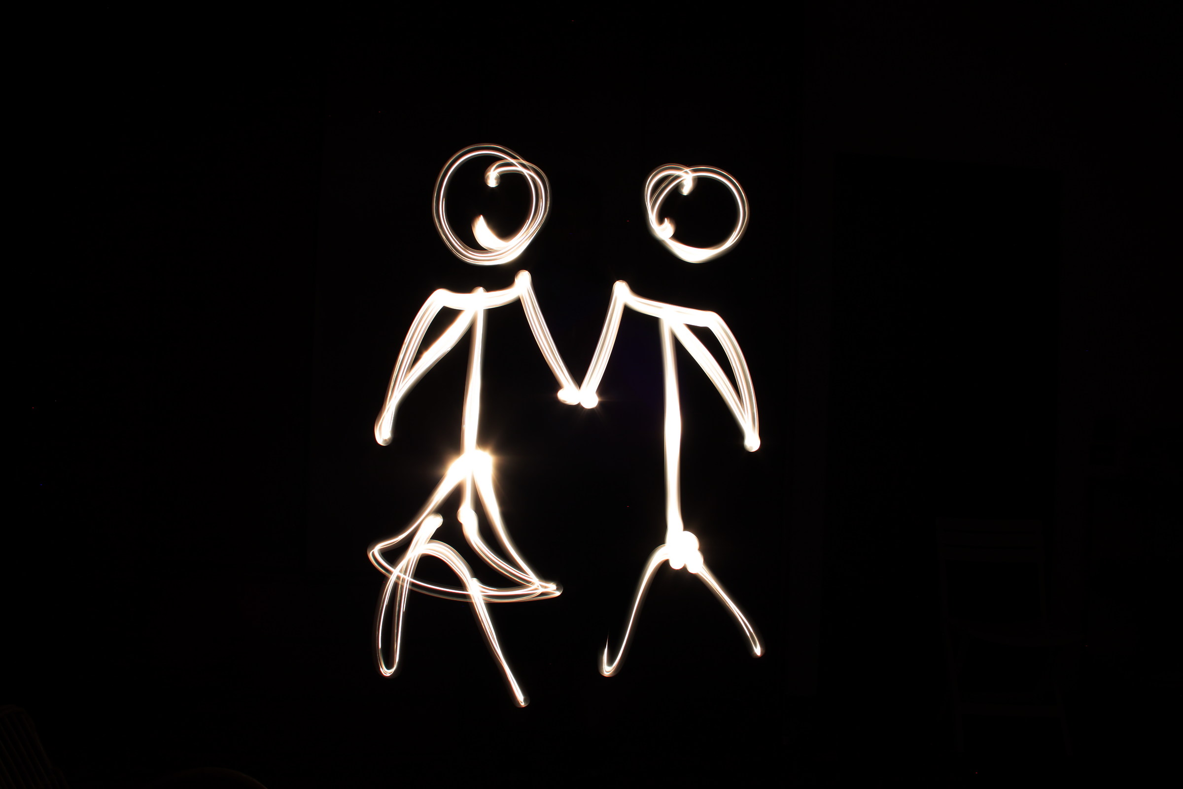 friends lightpaiting