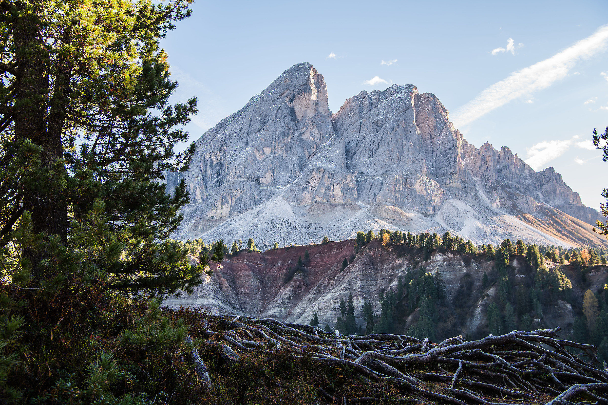 The "Putia" seen from the pass of herbs