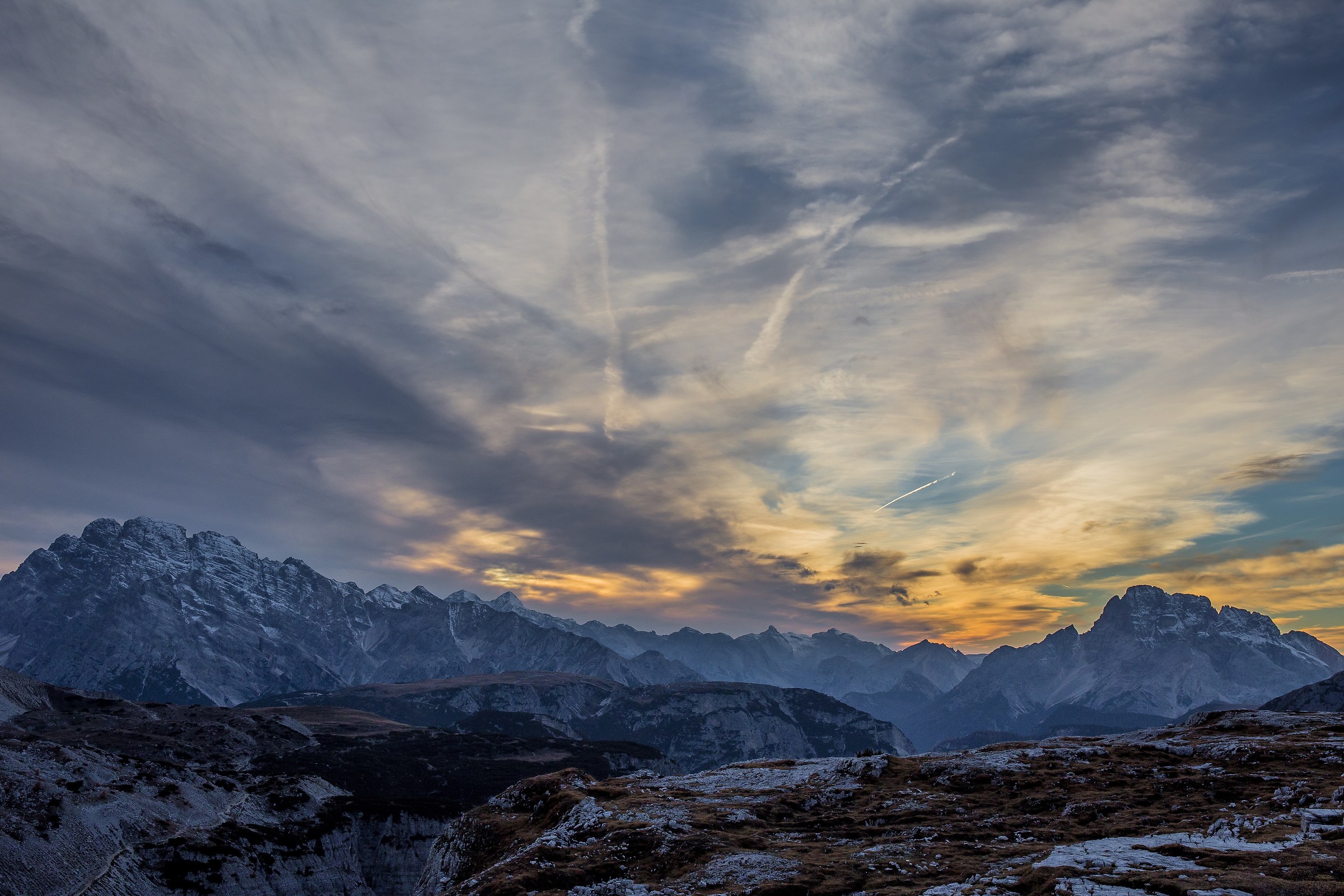 Sunset over Tre Cime di Lavaredo 1