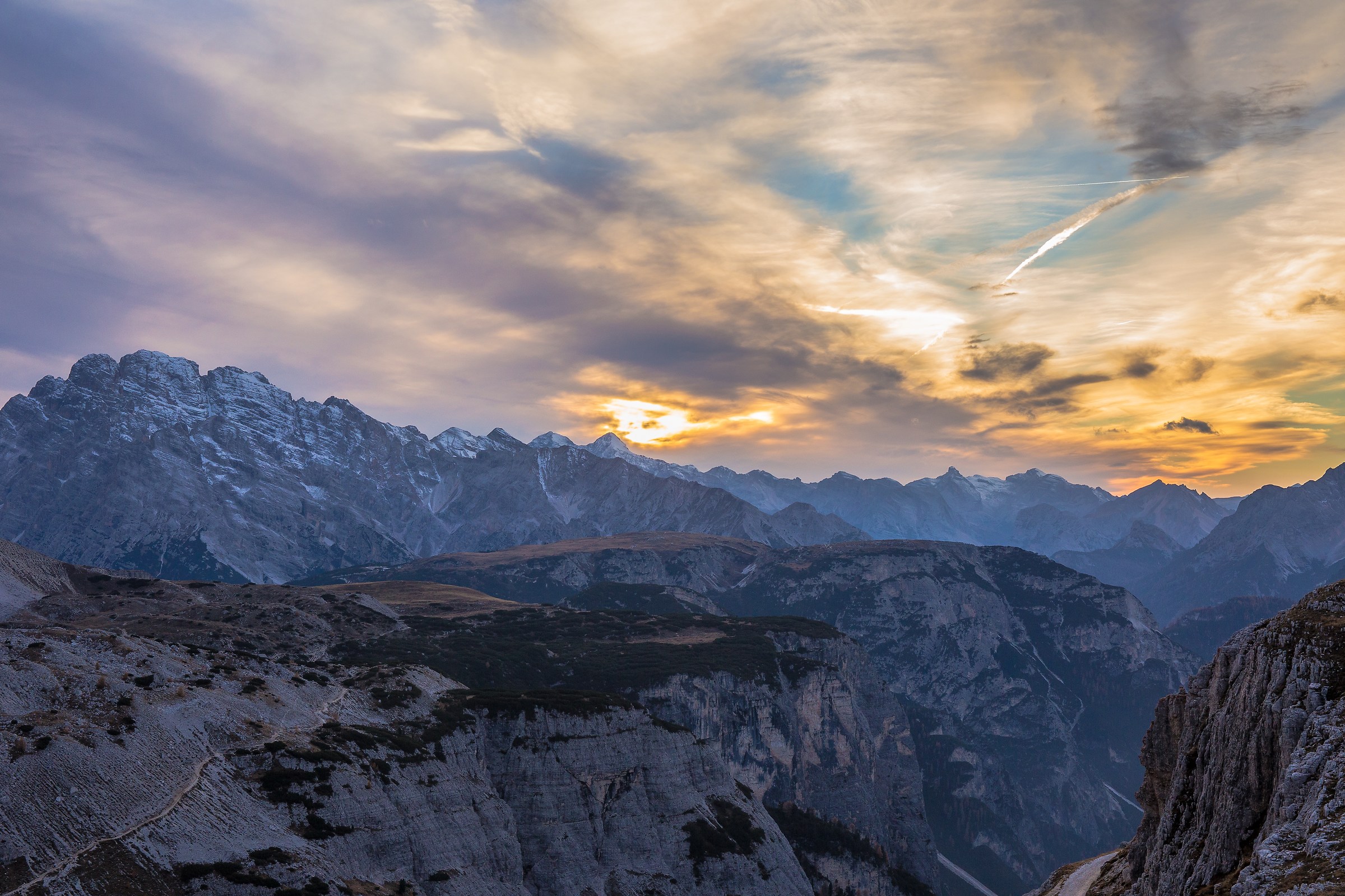 Sunset over Tre Cime di Lavaredo 3