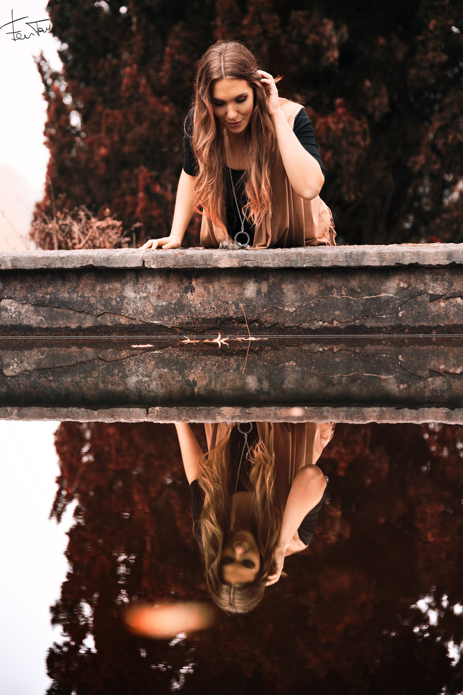 ...riflessi in un volto di limpida follia..