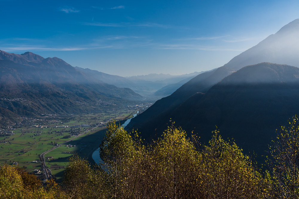 Fiume Adda dalla Colma di Dazio