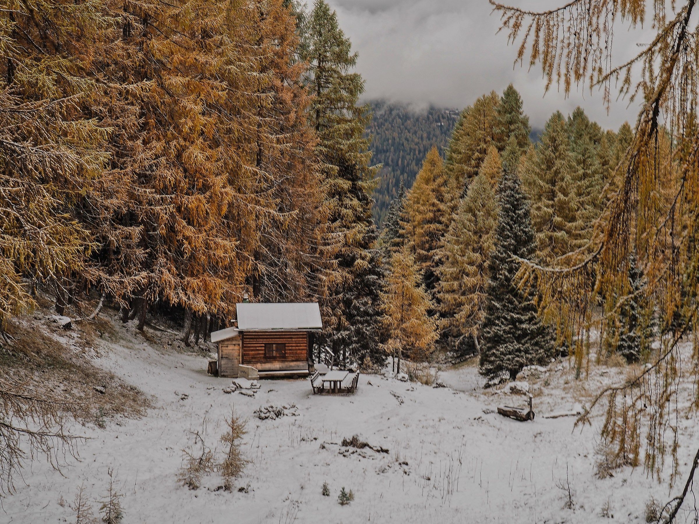 One autumn day to Lake Federa 8