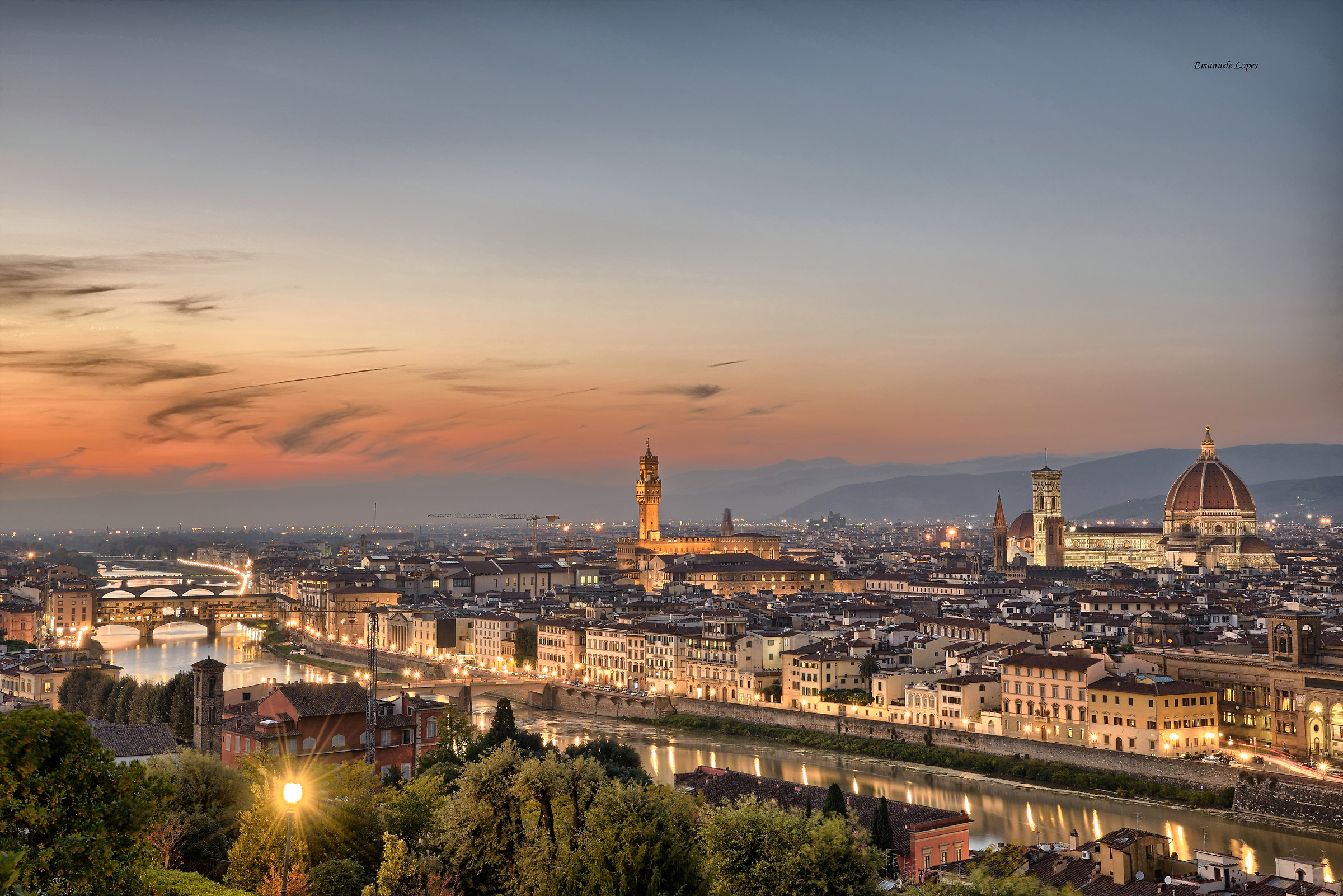 firenze al tramonto