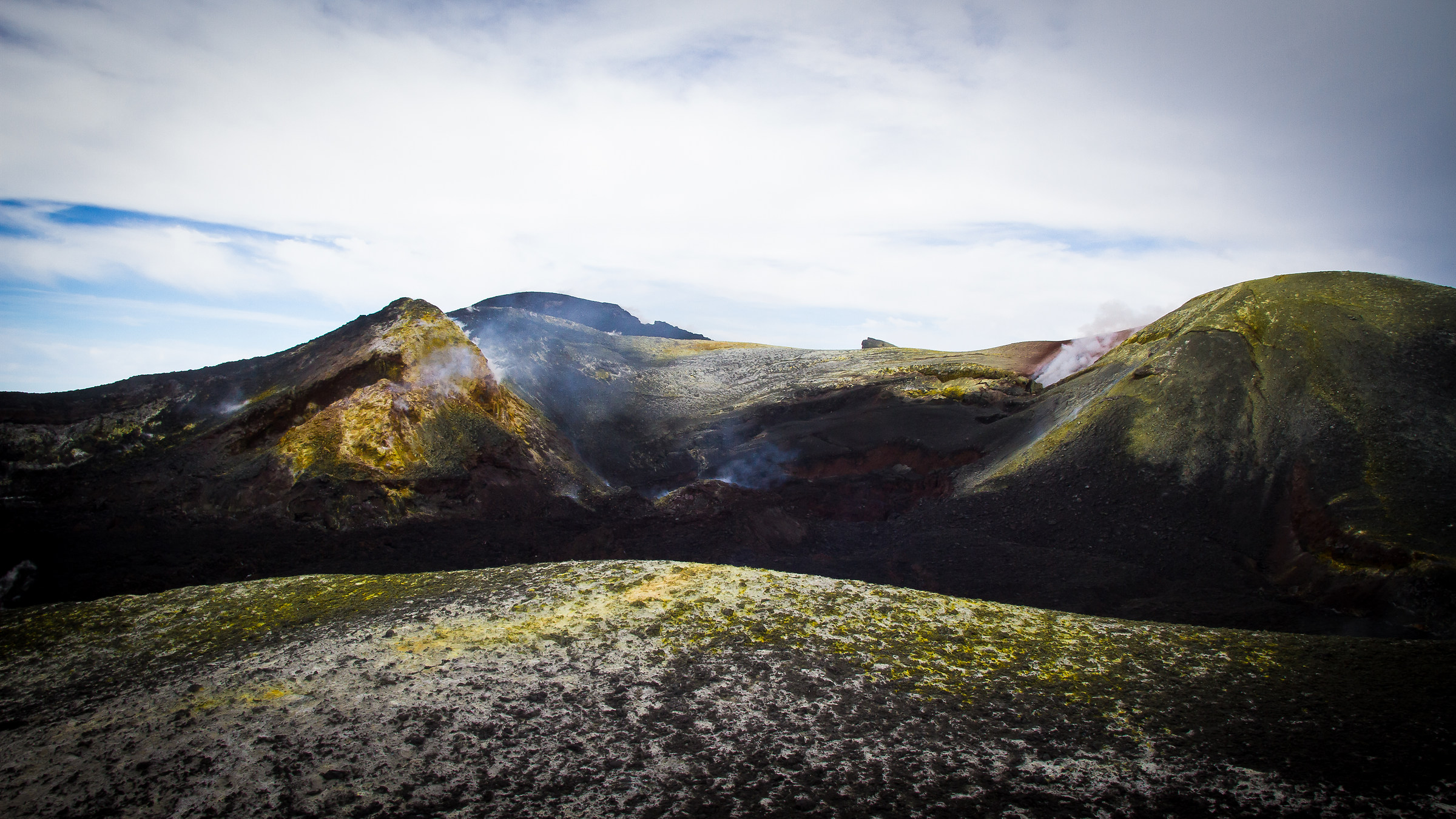 Etna: interno del cratere centrale