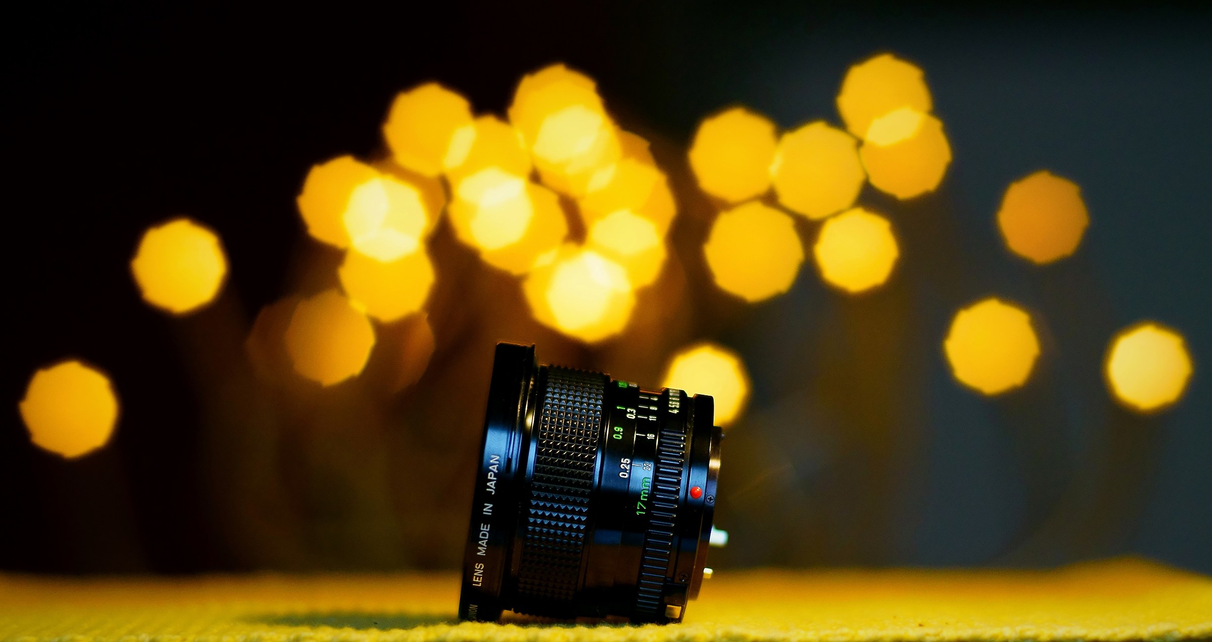 Ninja stars over Canon FD 17mm f4