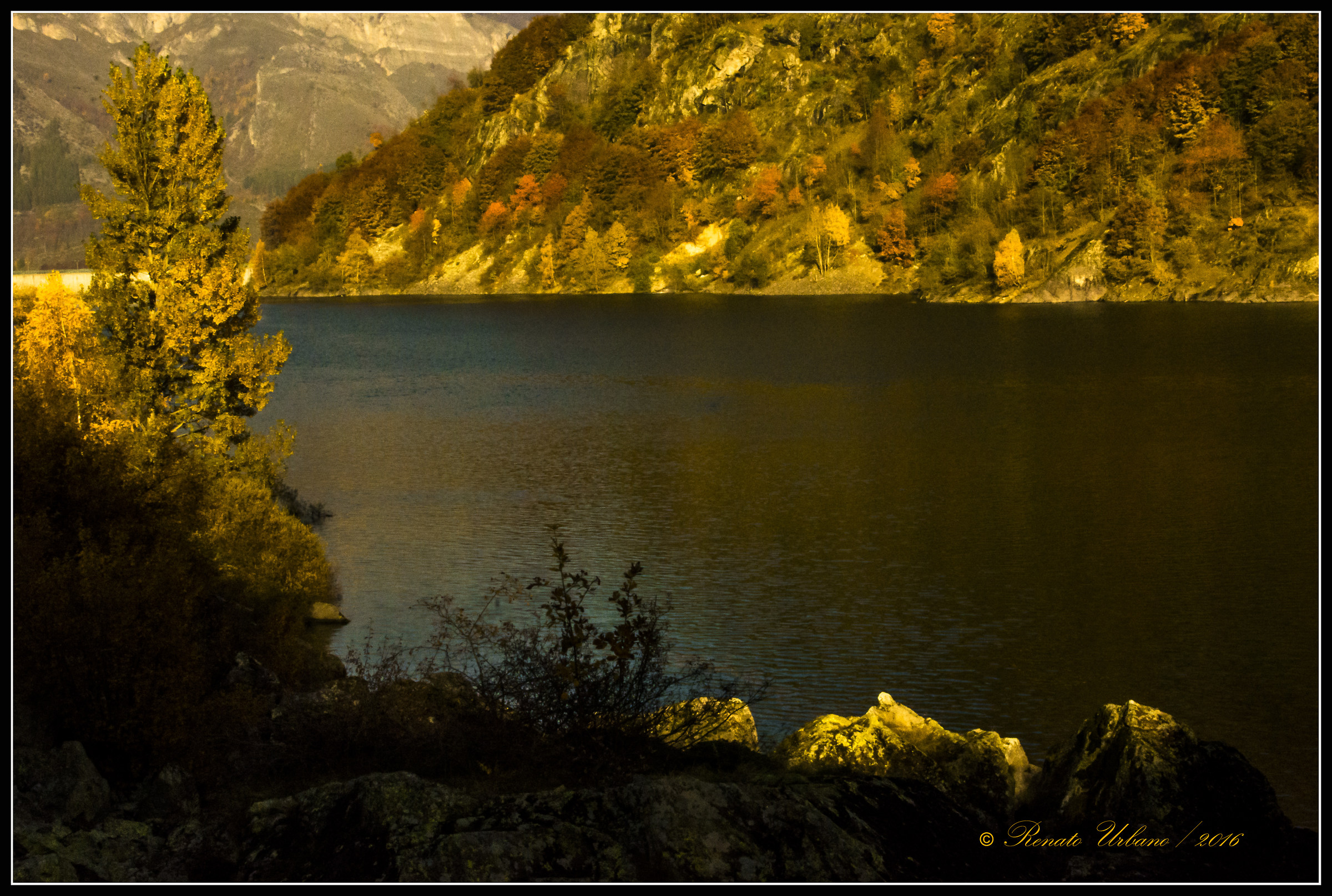 That branch of the lake ... that is coming to the west