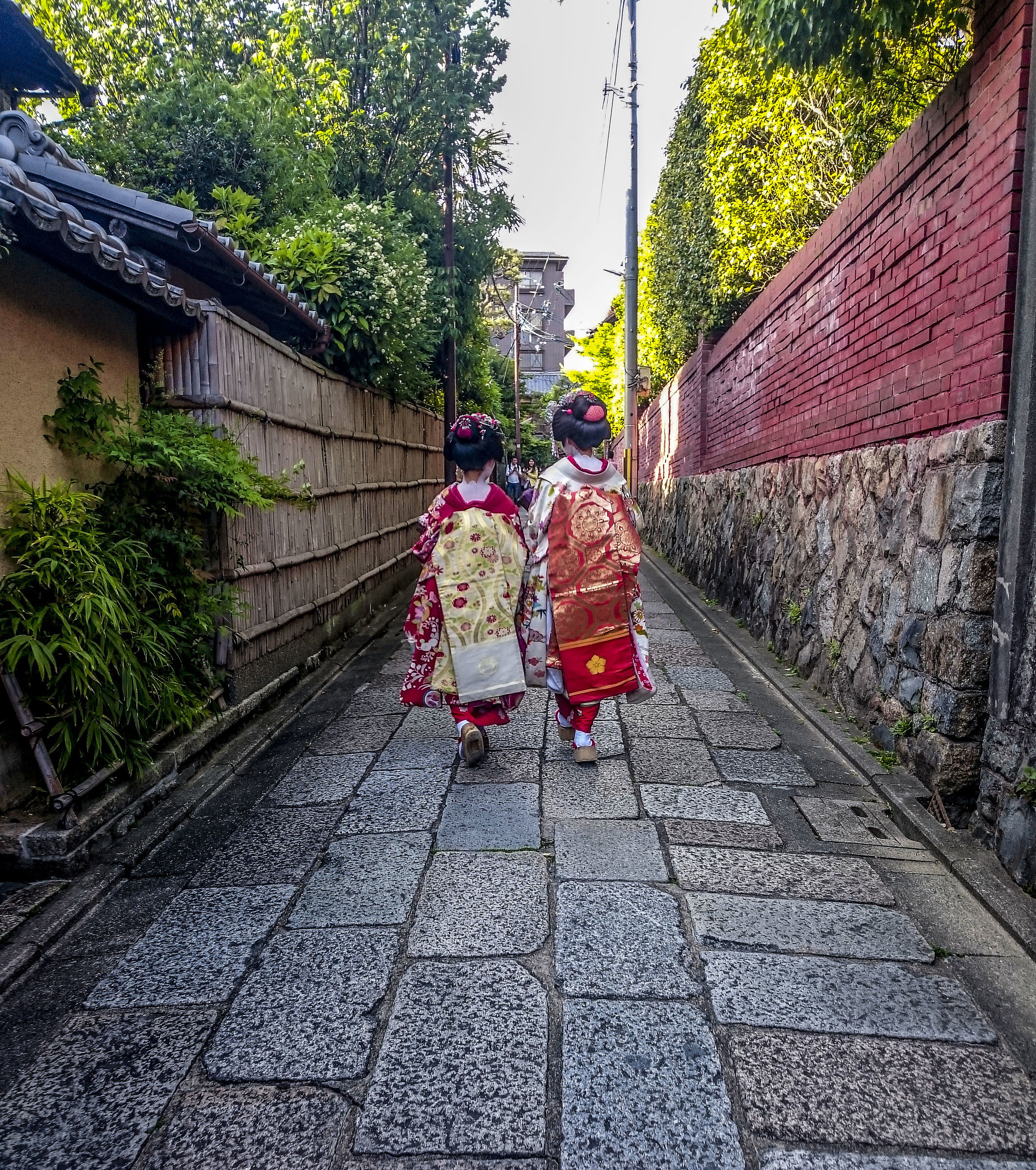 the district of Gion, spring festival