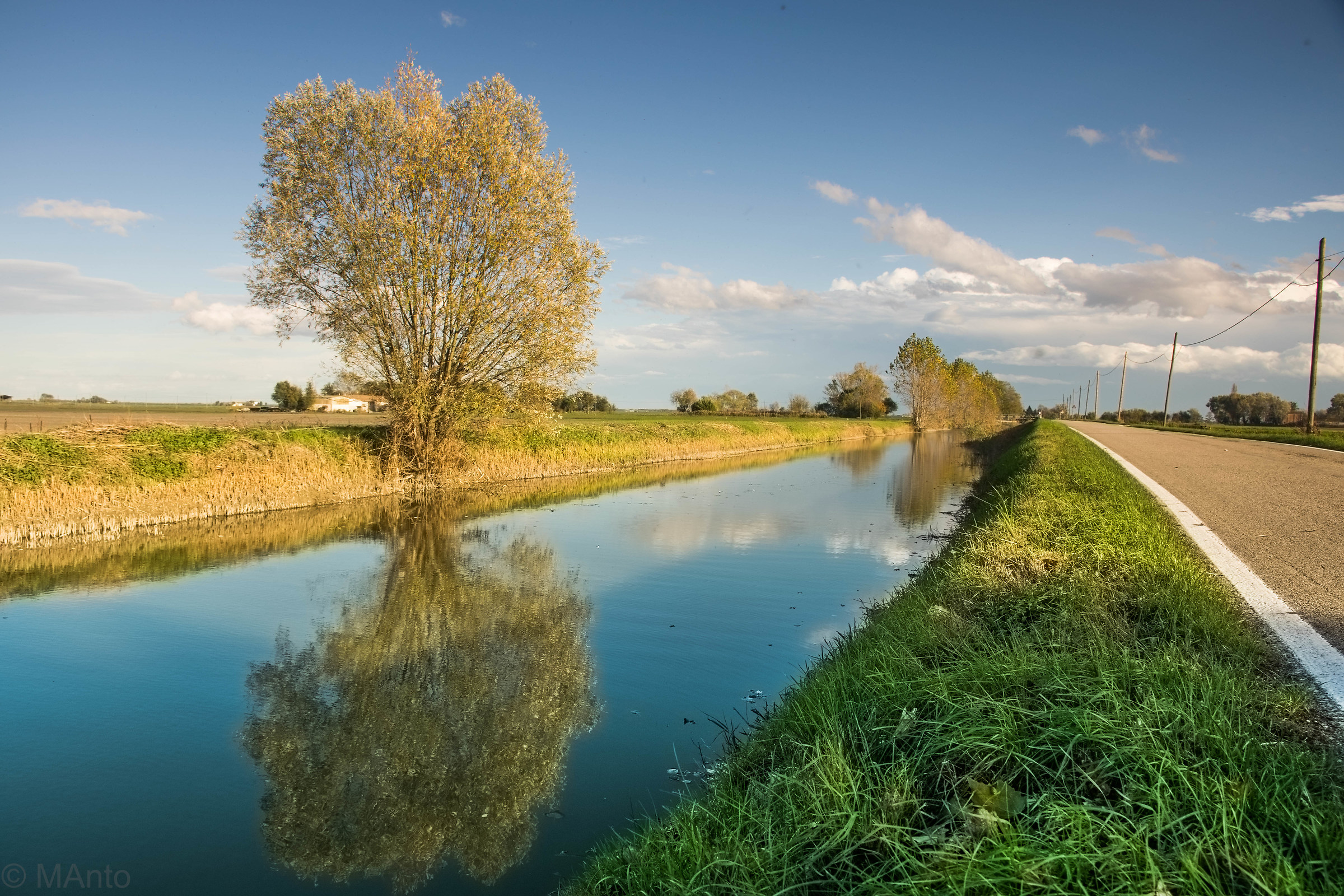 Il canale dopo la pioggia